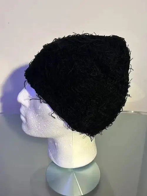 Other Distressed Knitted Beanie (black) Size ONE SIZE - 4 Thumbnail