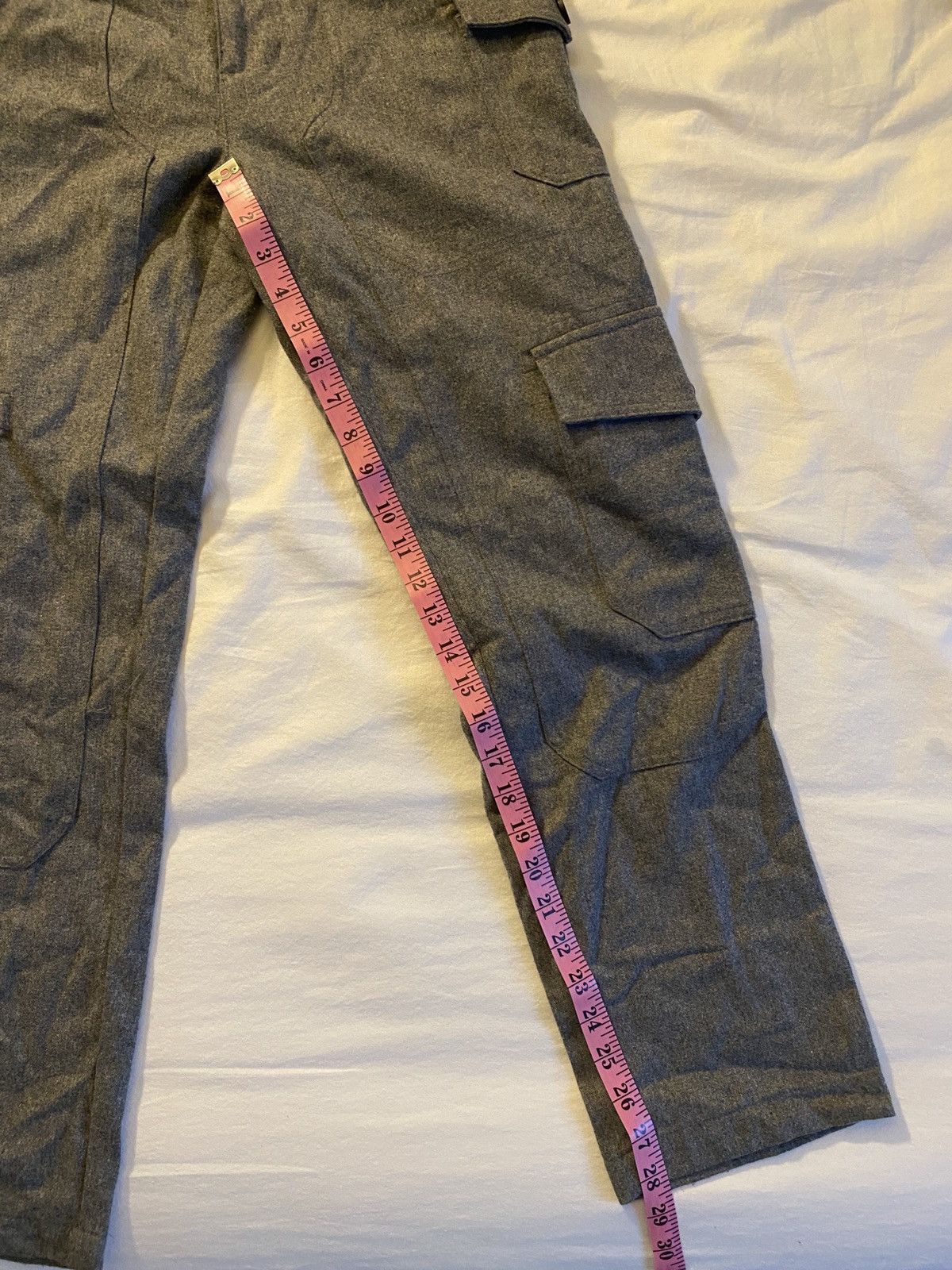 Kith Kith Grey Wool Cargo Pants Size US 28 / EU 44 - 4 Thumbnail