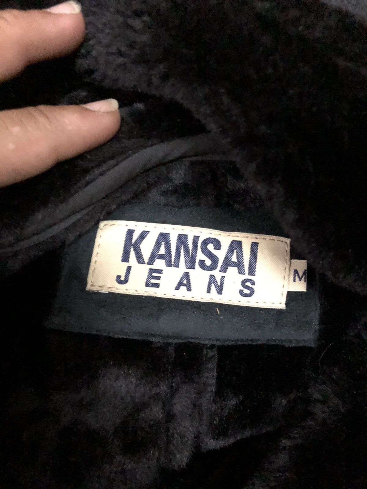 Kansai Yamamoto Kansai Jeans Warm Mole Skin Jacket Size US M / EU 48-50 / 2 - 3 Thumbnail