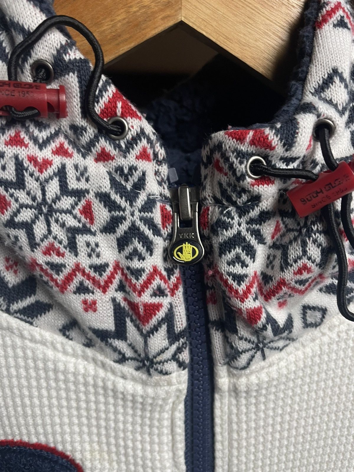 Body Glove 2011 Body Glove "Redondo Beach" waffle-knit zip-up hoodie Size US S / EU 44-46 / 1 - 3 Thumbnail