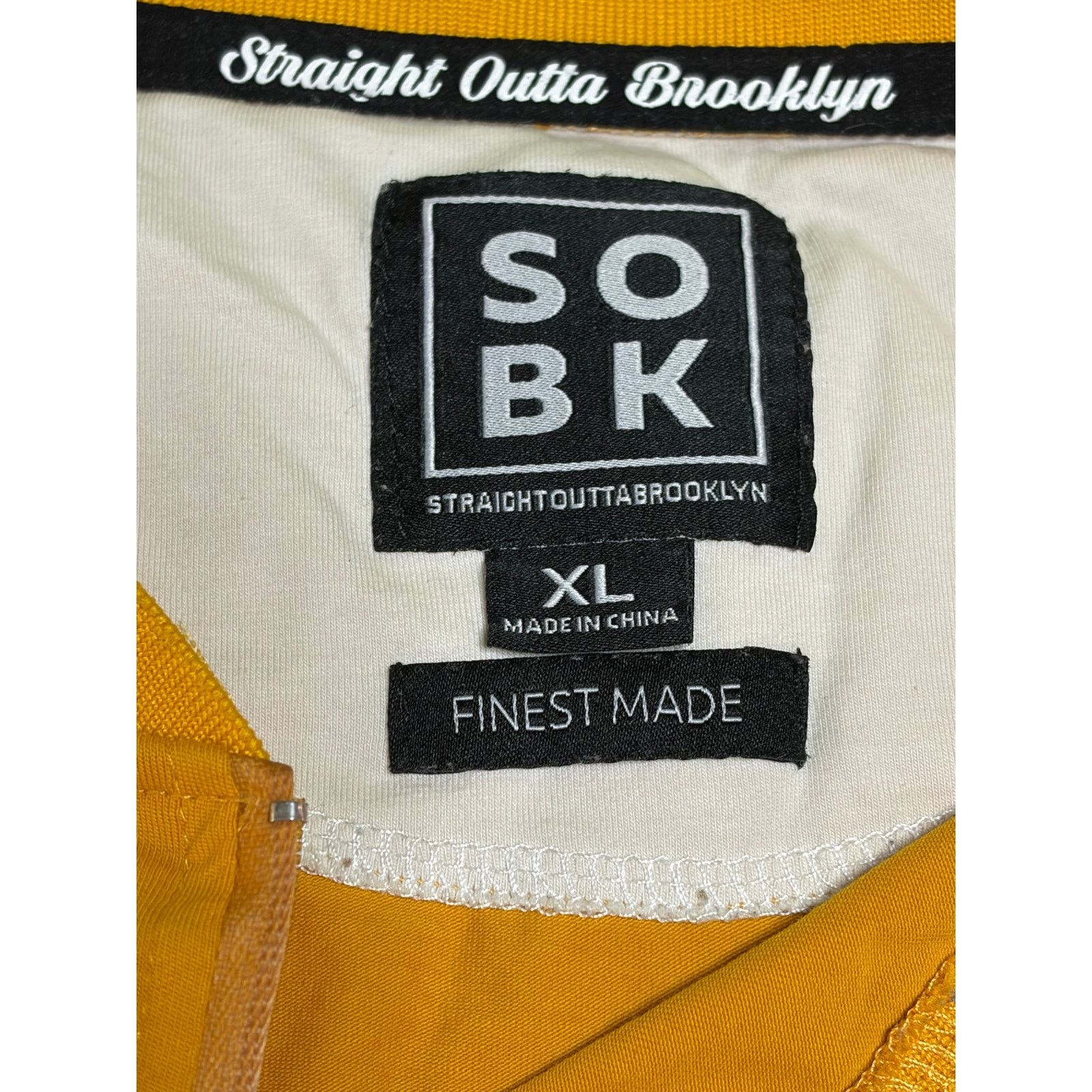 Other SOBK Men's Yellow & Black 1/4 Zip Pullover size XL Size US XL / EU 56 / 4 - 6 Thumbnail