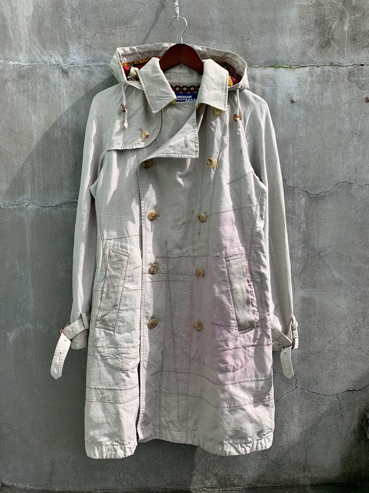 Junya Watanabe SS16 RUNWAY Patchwork Reversible Double Breasted Coat Size US S / EU 44-46 / 1 - 13 Thumbnail