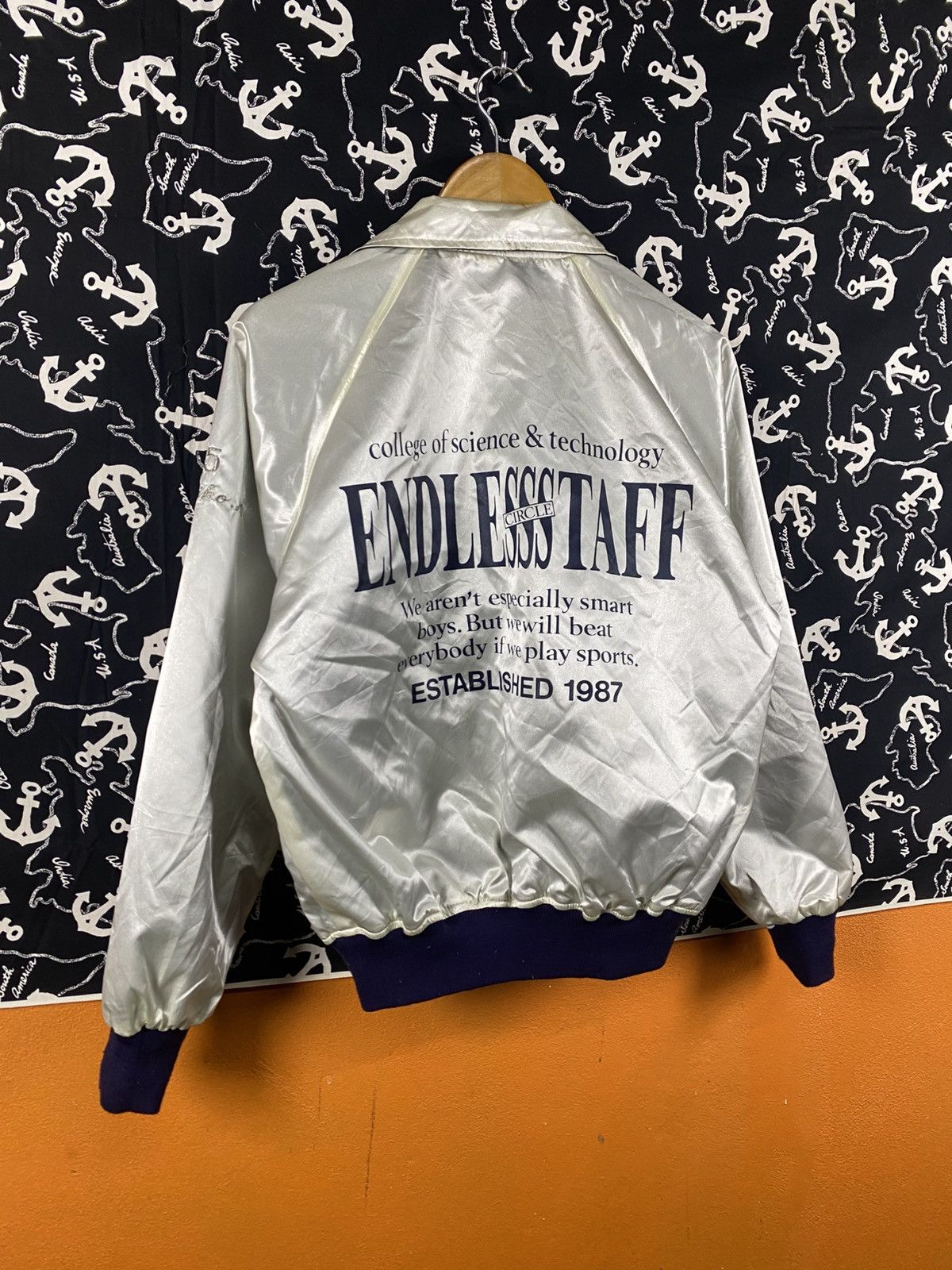 Vintage Endlessstaff Reversible Satin Jacket Science & Technology” Size US S / EU 44-46 / 1 - 16 Thumbnail