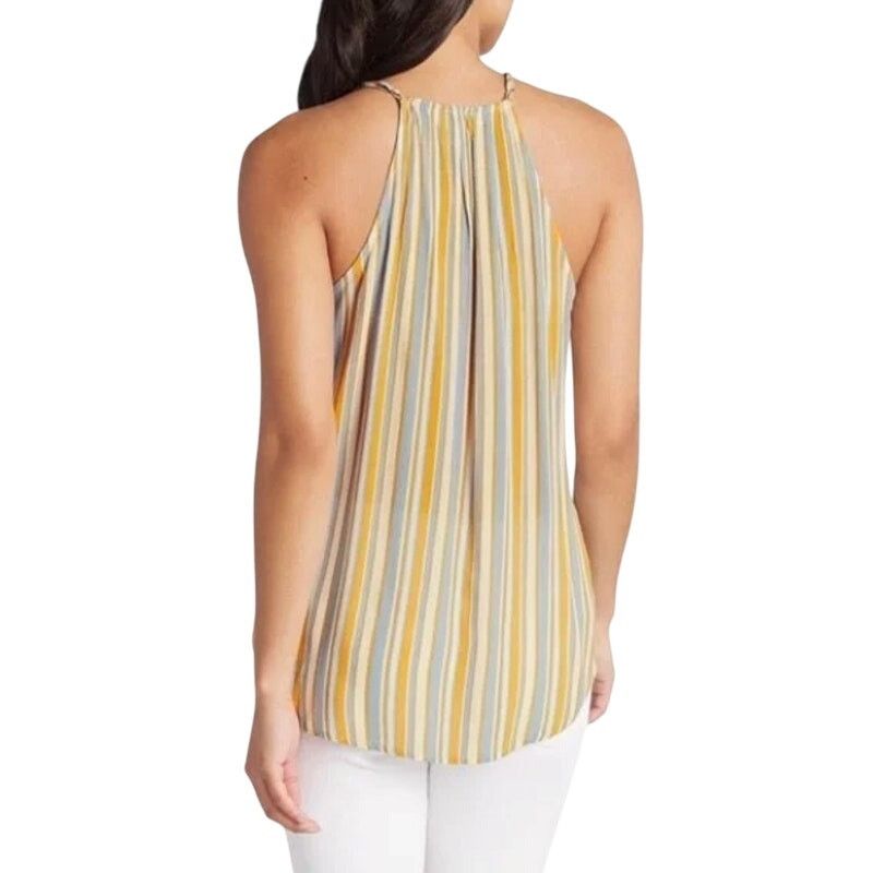 Other Mac Surplice Top - Stitch Fix Striped Faux Wrap Tank Blouse Size XXL / US 16-18 / IT 52-54 - 8 Thumbnail