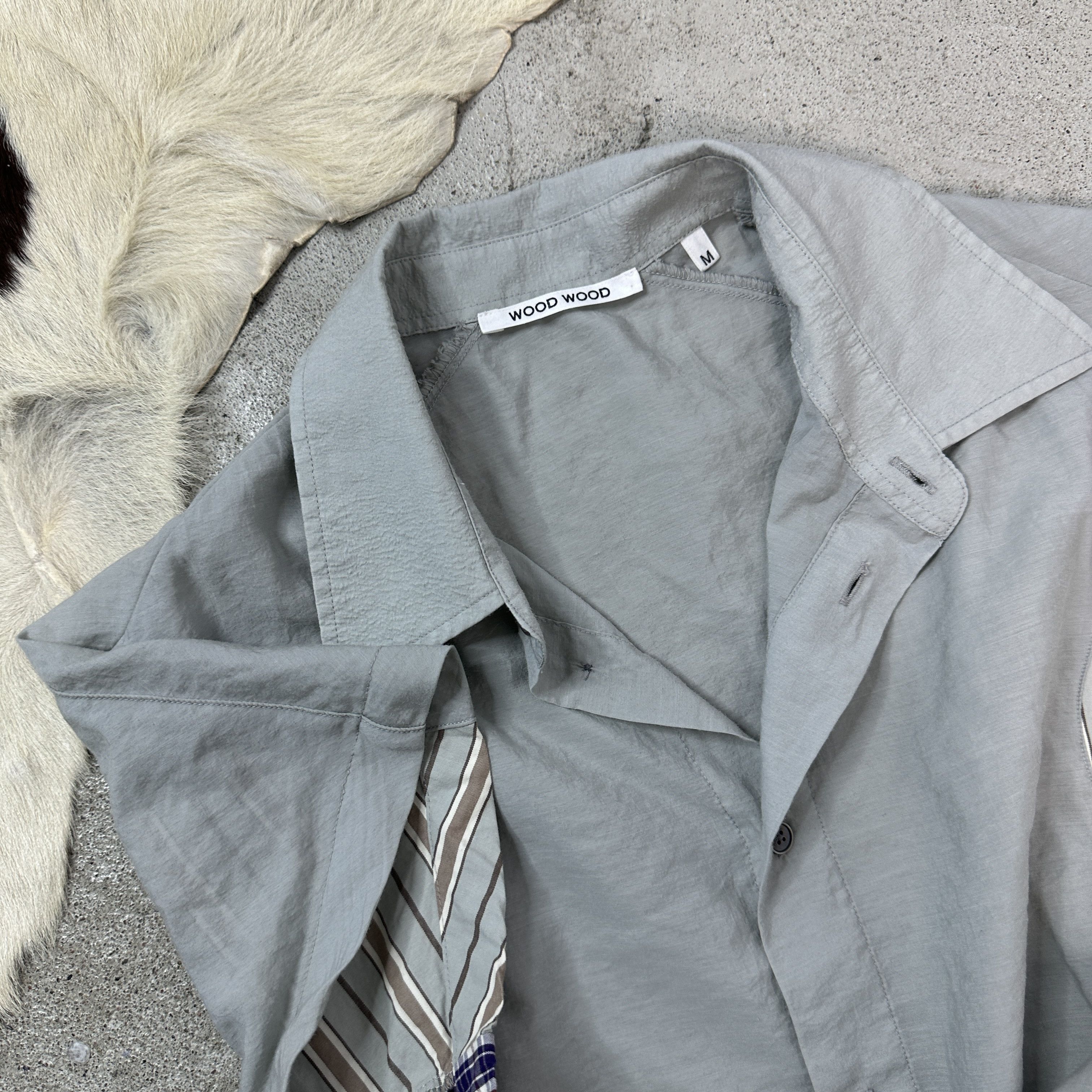 Vintage × Wood Wood Wood Wood shirt Size M / US 6-8 / IT 42-44 - 5 Thumbnail