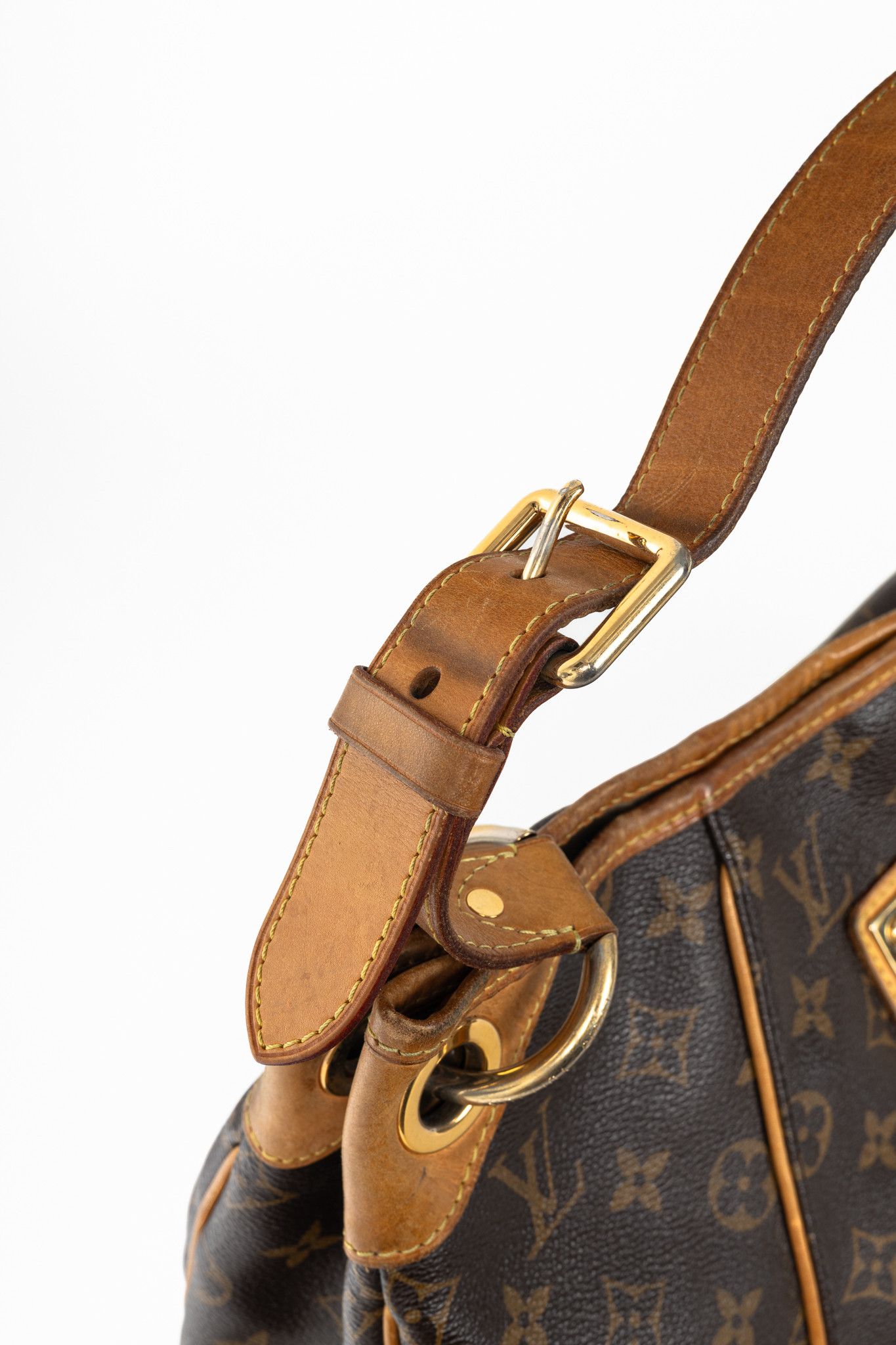 Louis Vuitton Louis Vuitton Galliera PM Monogram Canvas & Leather Hobo Size ONE SIZE - 7 Thumbnail