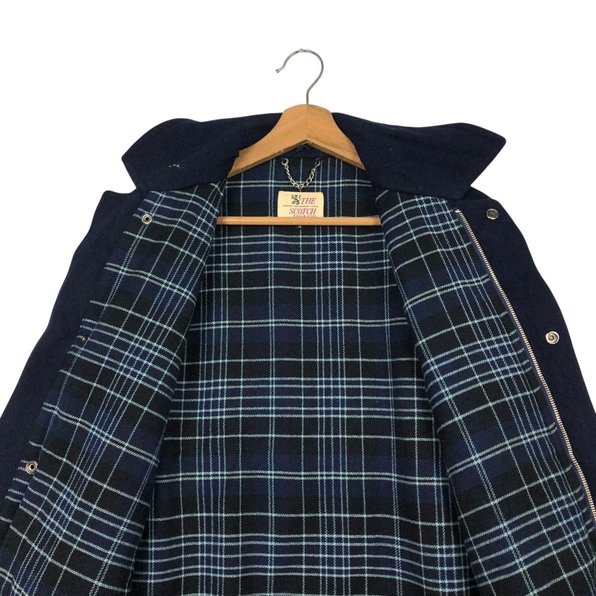 Japanese Brand WOOL HUNTING BLANKET JACKET TARTAN SCOTCH HOUSE ISSEY MIYAKE Size US S / EU 44-46 / 1 - 16 Thumbnail