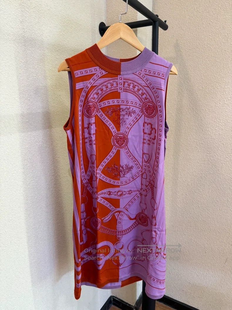 Hermes Hermes Silk Blend Dress Size XXS / US 00 / IT 34 - 1 Thumbnail
