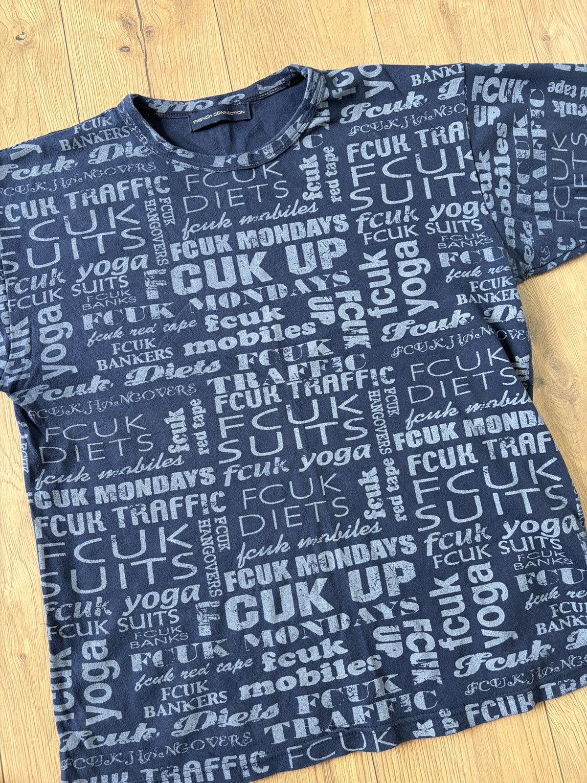 FCUK × French Connection Fuck It All Overprinted T-shirt Size US M / EU 48-50 / 2 - 5 Thumbnail