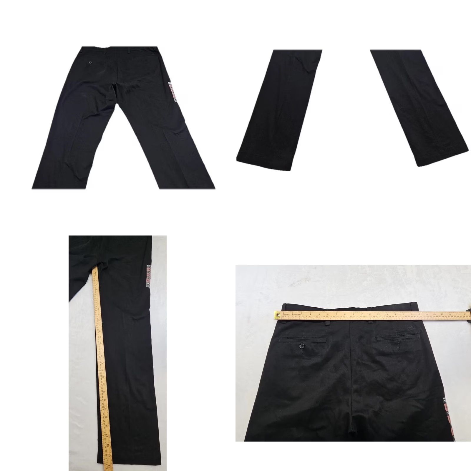 Dockers Dockers Slim Fit Black Dress Pants 34x32 Men’s Flat Front Stretch Waterless Regular Inseam 32 Pants Size US 34 / EU 50 - 8 Thumbnail