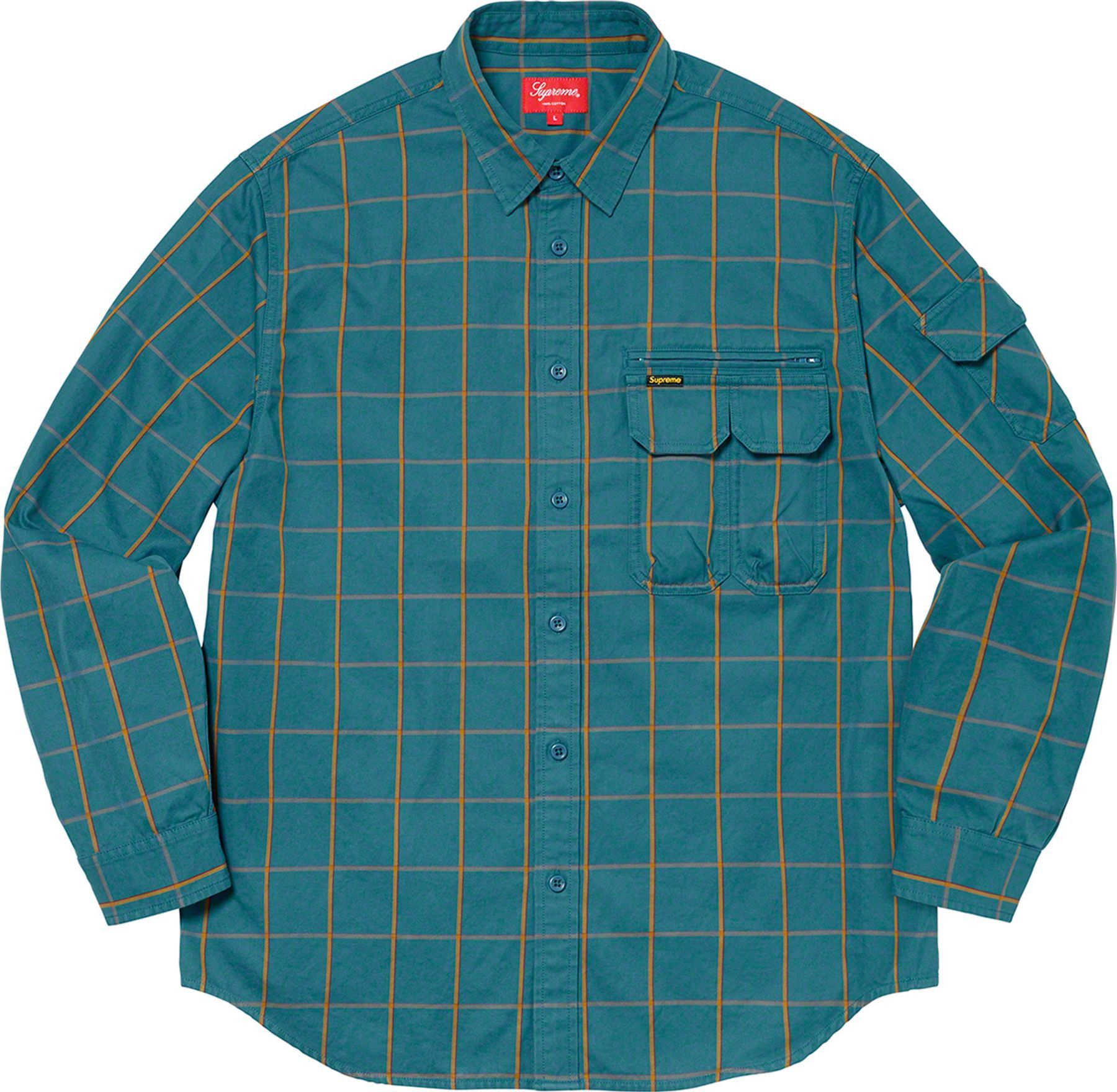 Supreme Supreme "Twill Multi Pocket Shirt" Size US L / EU 52-54 / 3 - 9 Thumbnail
