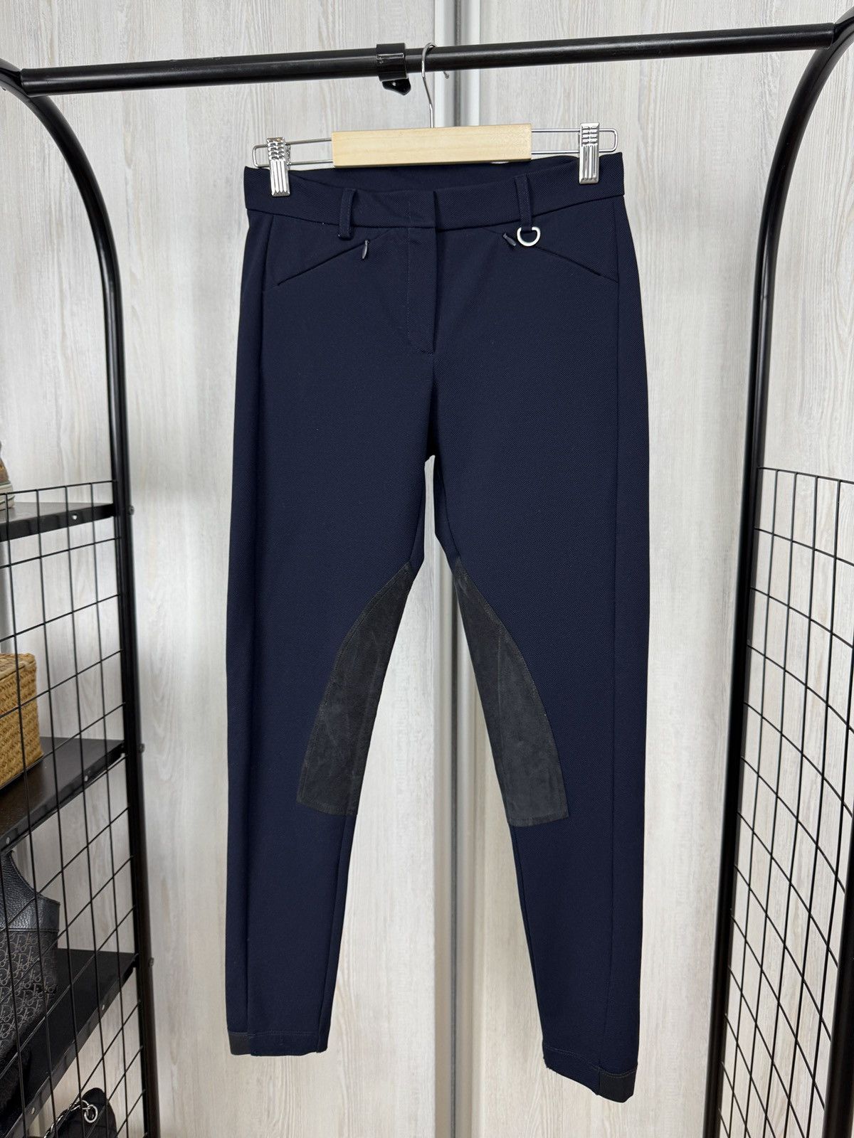 Max Mara Weekend Max Mara Skinny Navy blue pants size S Size 25" / US 0 / IT 36 - 1 Thumbnail