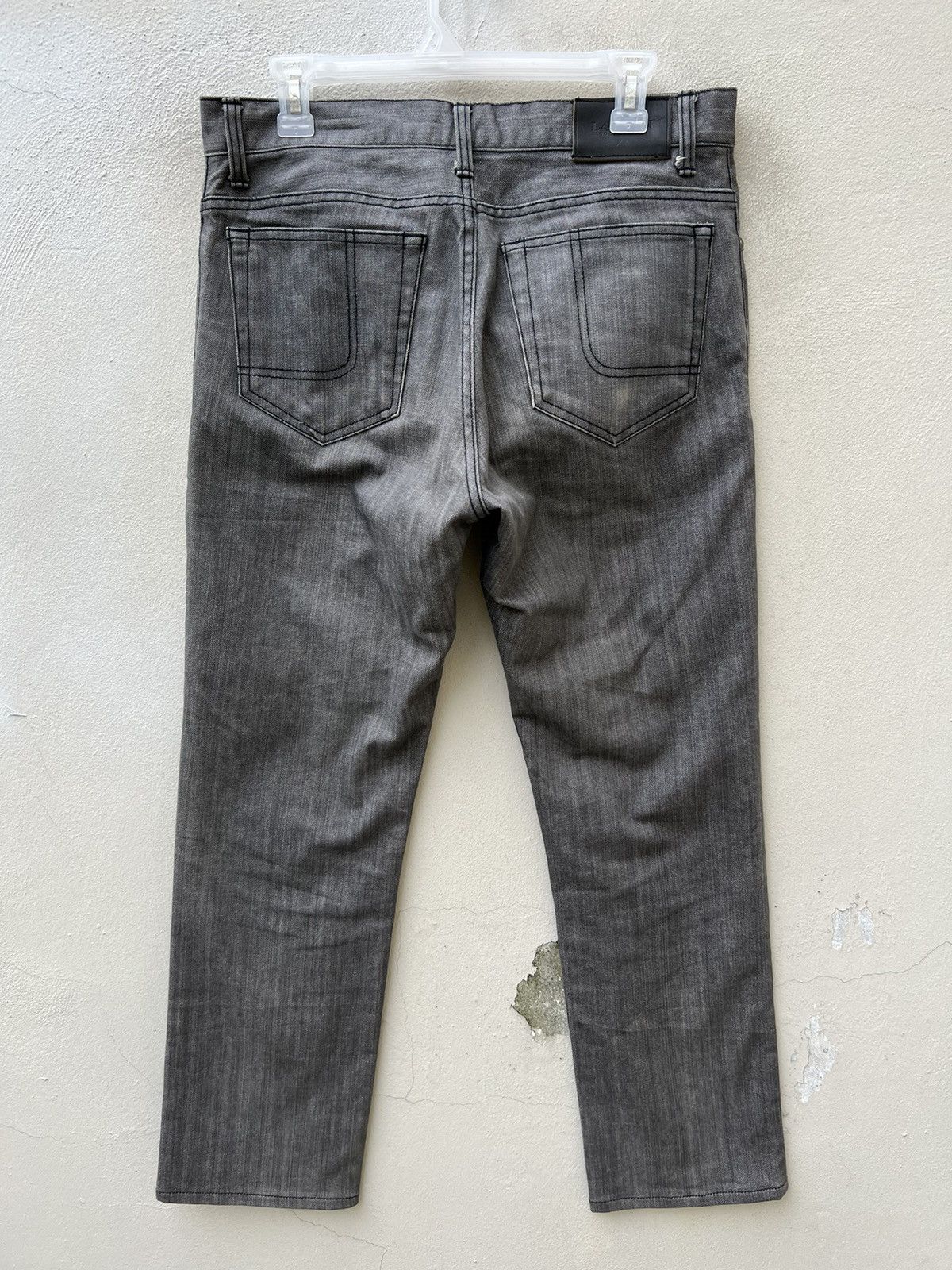 Lanvin Vintage Lanvin Collection Stretch Grey Denim Jeans Size US 31 - 10 Thumbnail