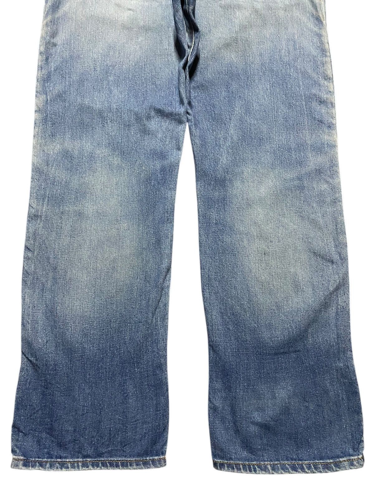 Emporio Armani × Our Legacy Vintage Emporio Armani Faded Wash Distressed Jeans Size US 37 - 6 Thumbnail