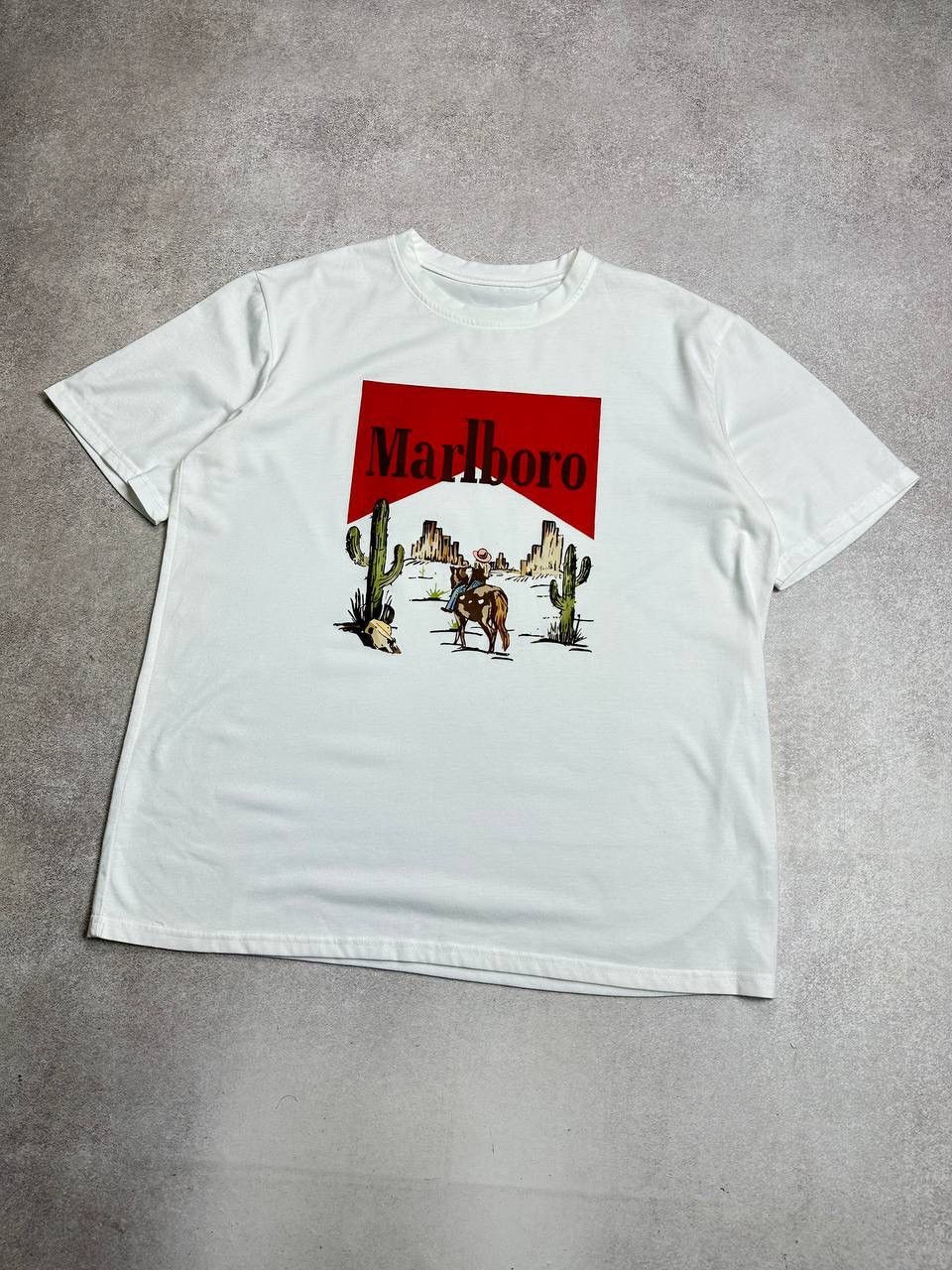 Marlboro Vintage Marlboro Cowboy Graphic T-shirt XL Size US XL / EU 56 / 4 - 2 Thumbnail