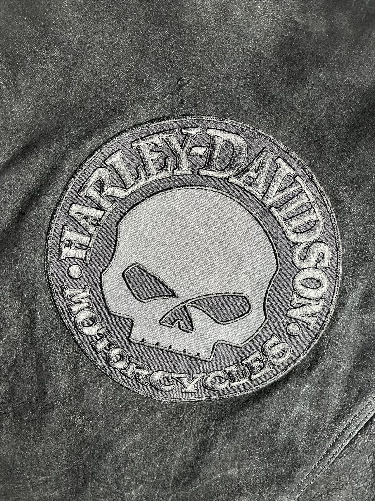 Harley Davidson Vintage Leather Vest biker clasp size XXLarge Size US XXL / EU 58 / 5 - 5 Thumbnail