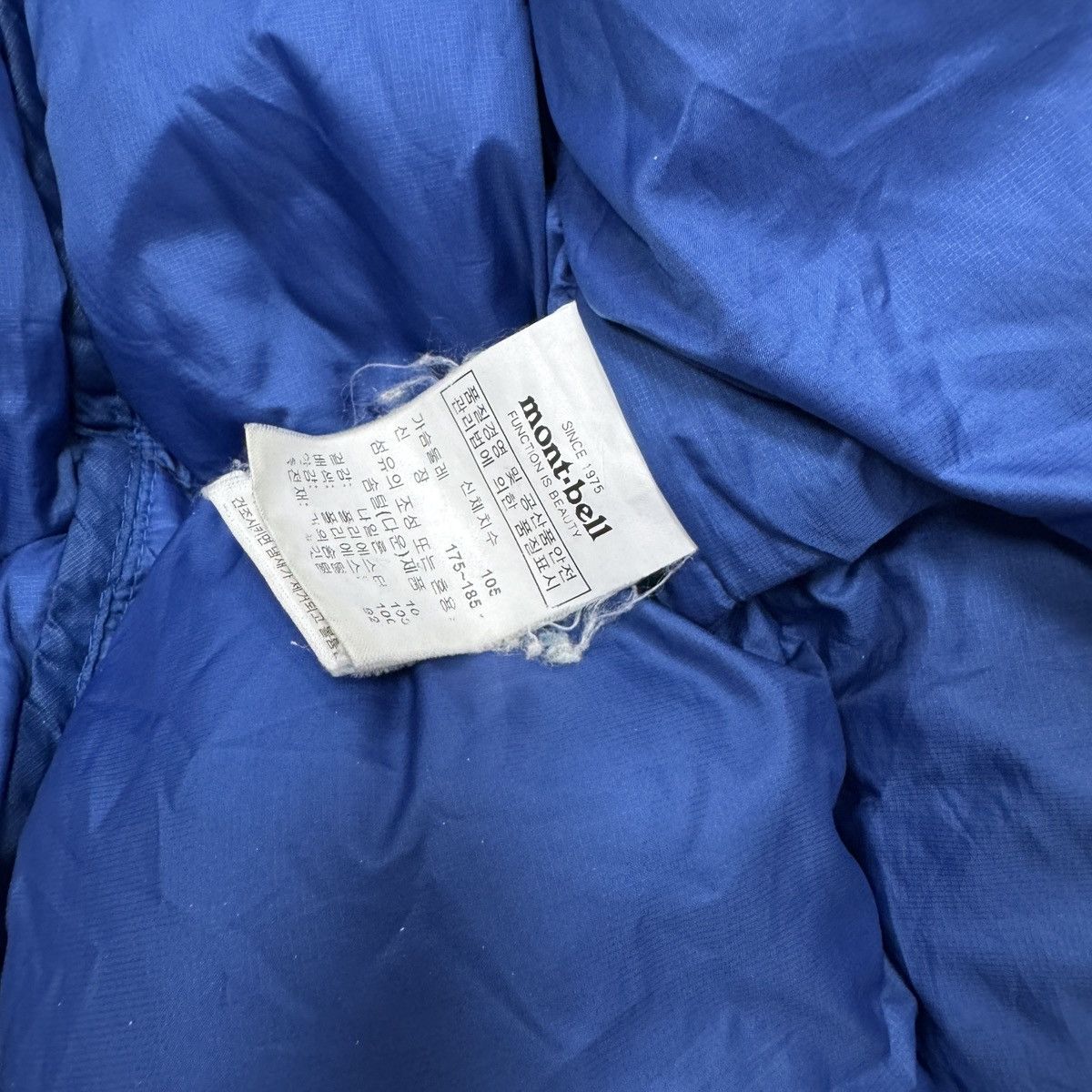 Montbell Montbell EX800 Blue Down Windstopper Jacket Men Size L Size US L / EU 52-54 / 3 - 19 Thumbnail