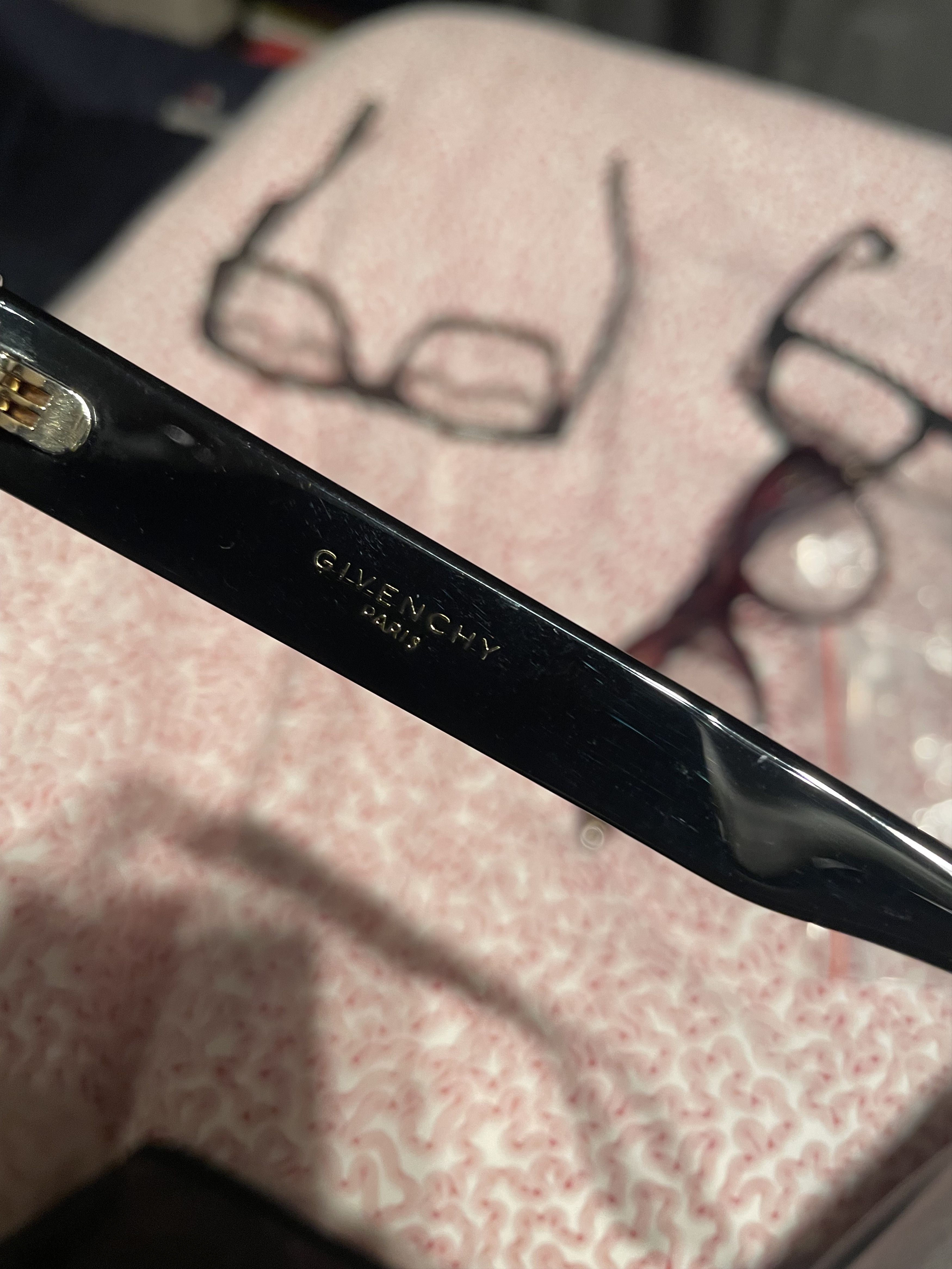 Givenchy × Vintage Givenchy 00s Bold Nerdy Black Glasses Size ONE SIZE - 5 Thumbnail
