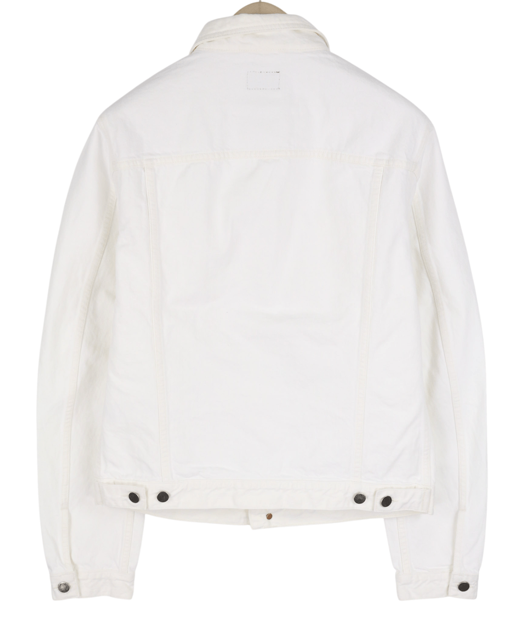 Nudie Jeans PERRY L White Denim Jacket 81612 Size US L / EU 52-54 / 3 - 2 Thumbnail
