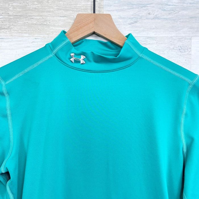 Under Armour Coldgear Mock Neck Thermal Compression Shirt - Men's 