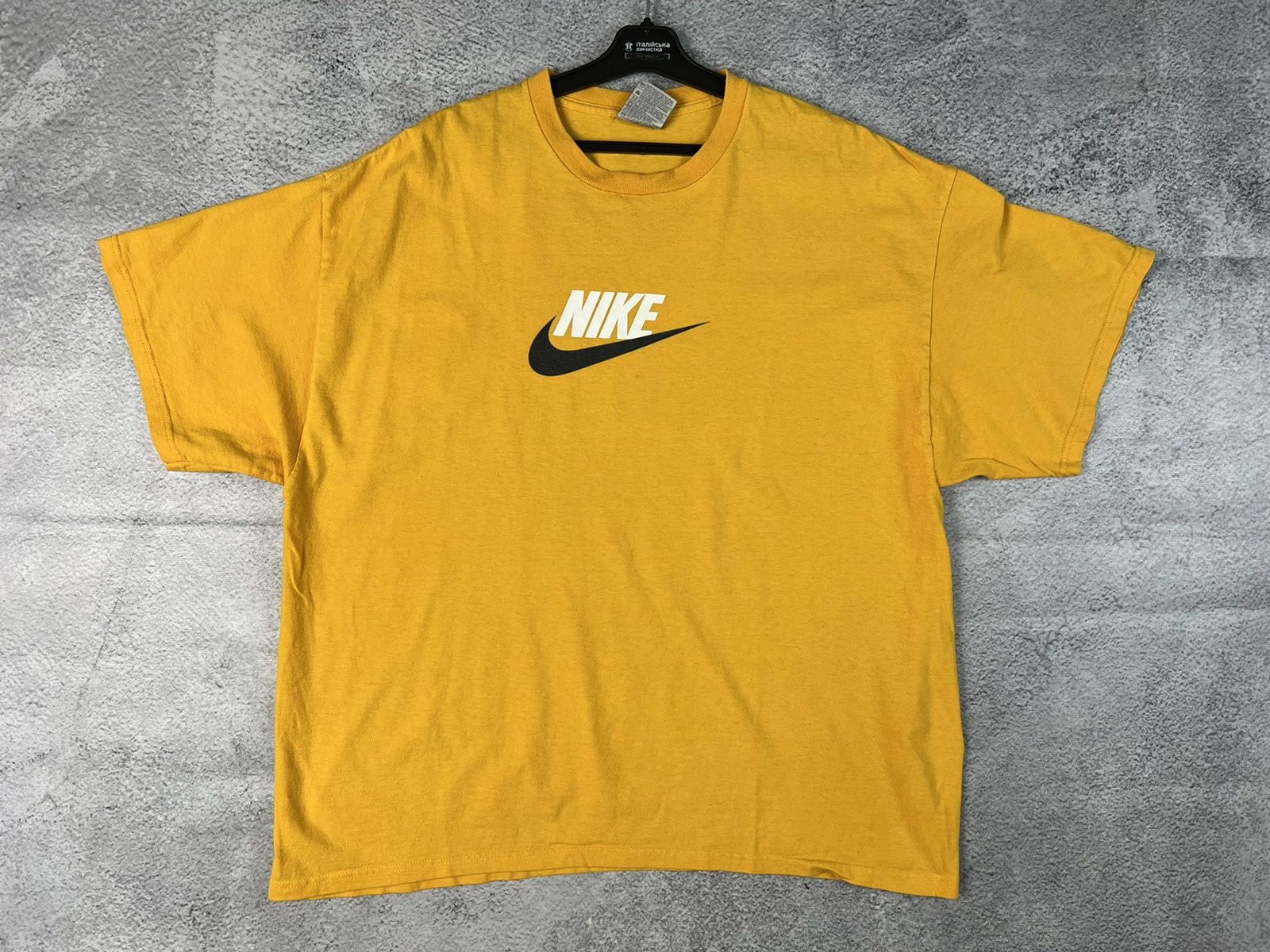 Nike × Vintage Vintage Nike big swoosh logo Y2K hype T-shirt Size US XXL / EU 58 / 5 - 2 Thumbnail