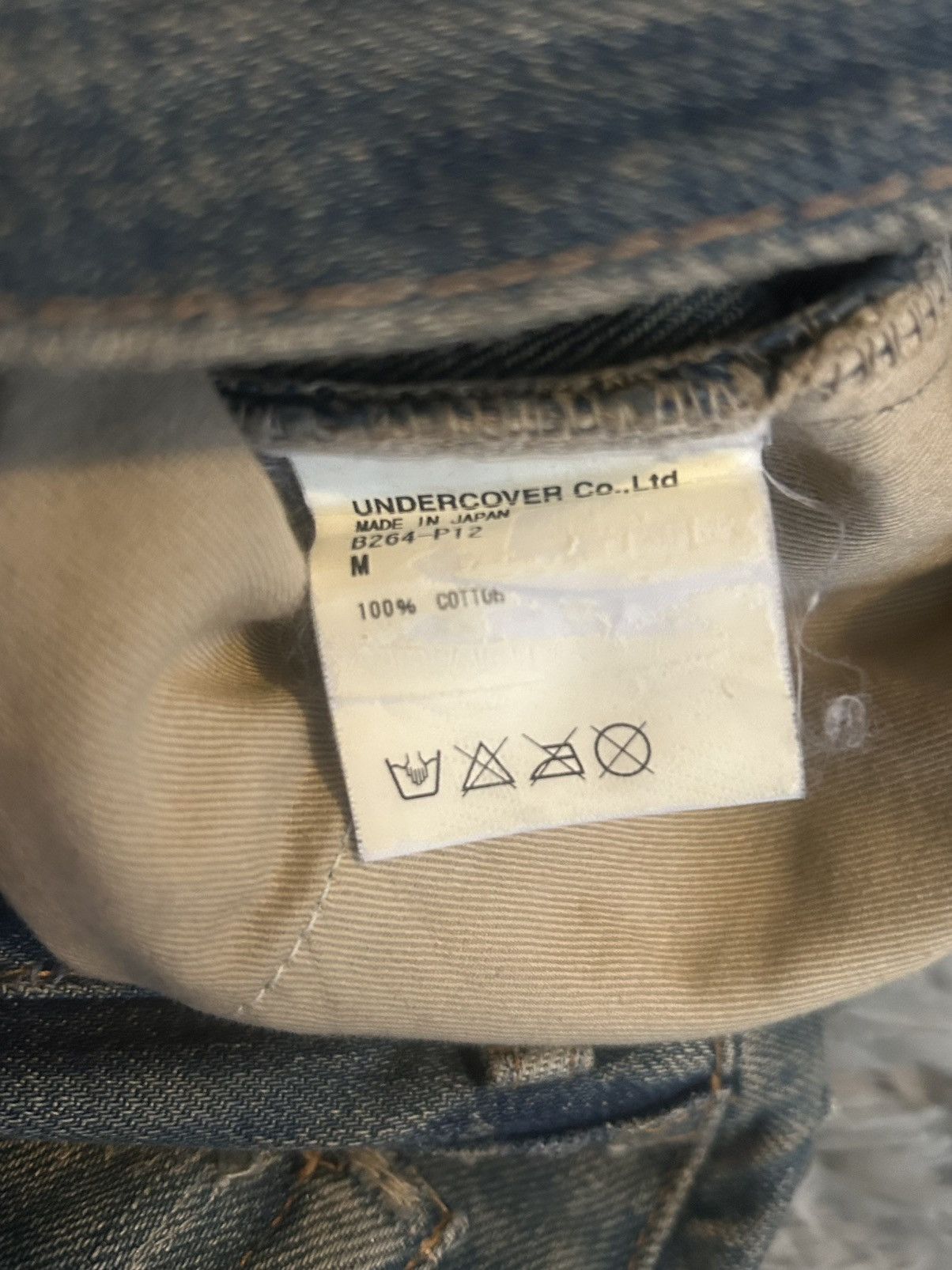 Undercover undercover aw04 red yarn denim Size US 32 / EU 48 - 6 Thumbnail