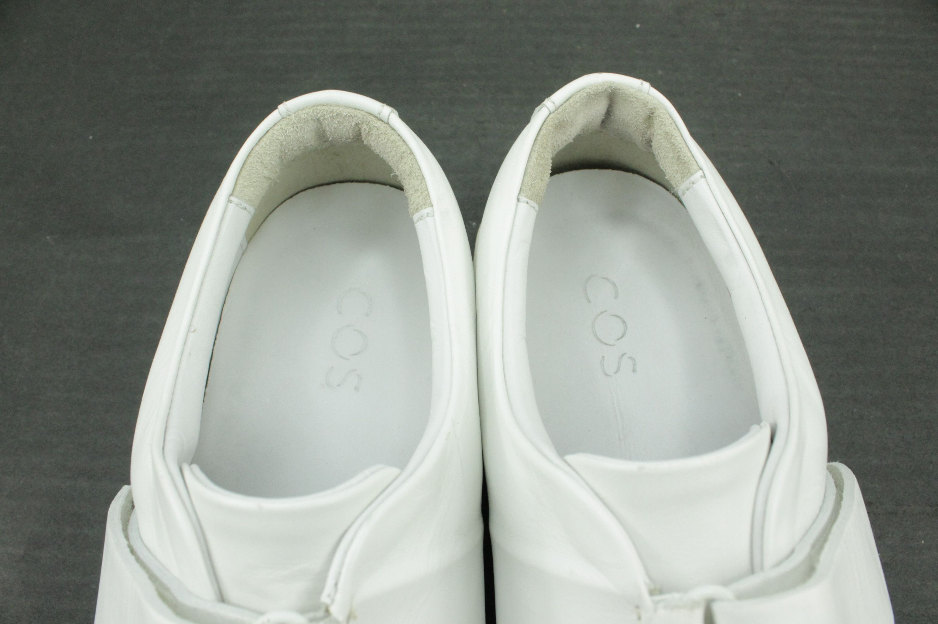 Cos COS Wrap-Over Leather Sneakers White Men's Size US 10 / EU 43 - 8 Thumbnail
