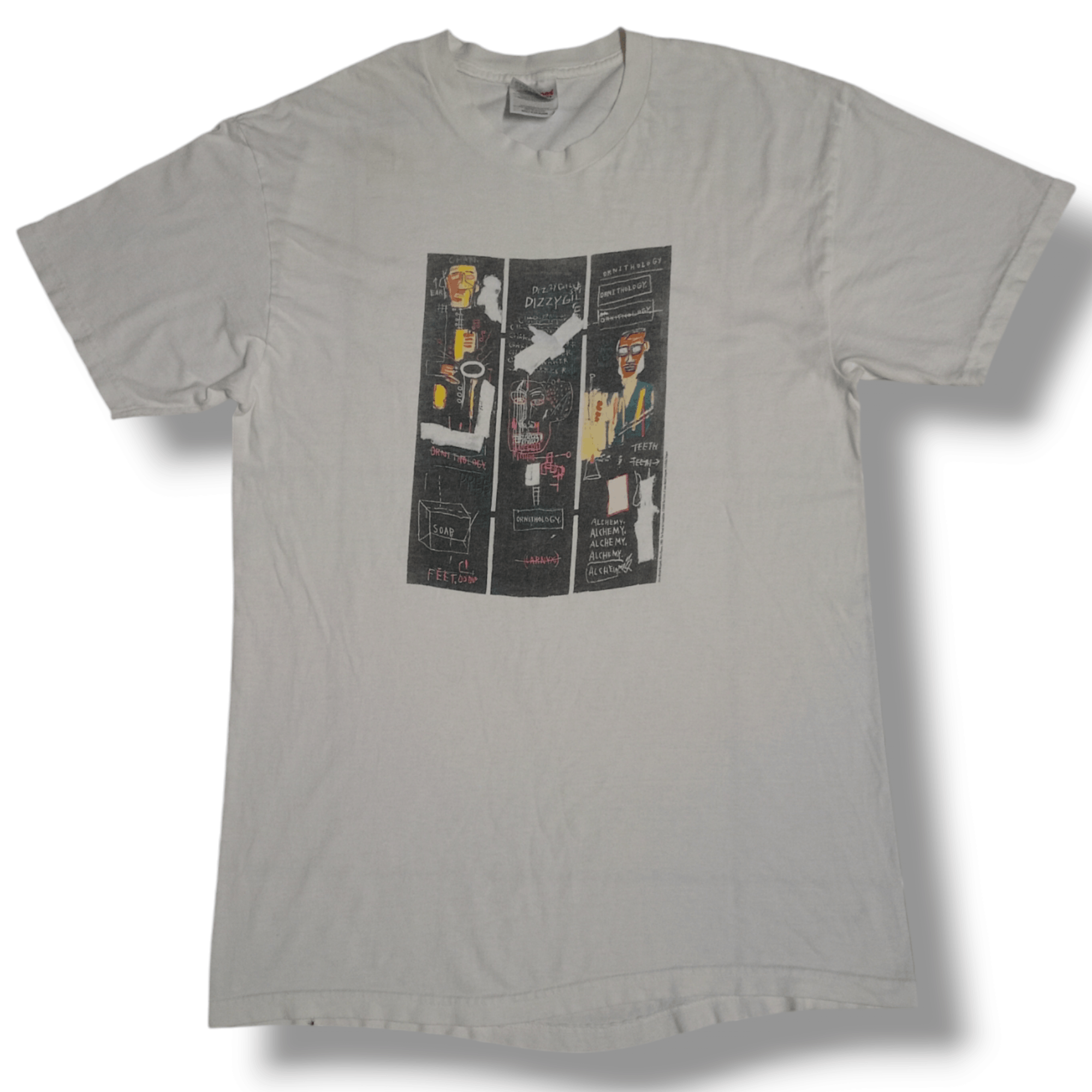 Vintage Vintage 2000 Jean Michel Basquiat Horn Players T-Shirt Size US M / EU 48-50 / 2 - 1 Thumbnail