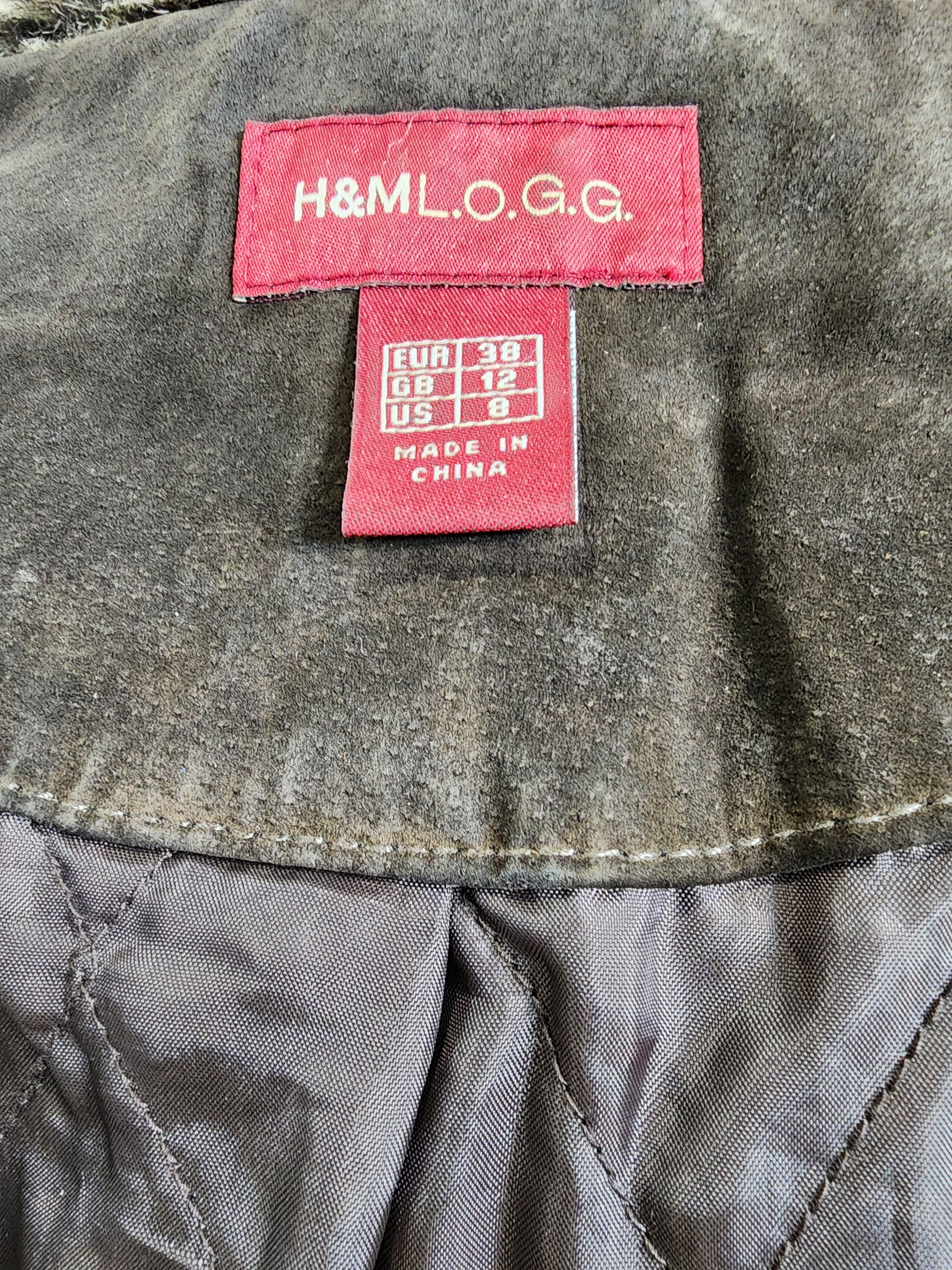 Genuine Leather Brown Leather Raincoat: Women's Long Vintage Suede Jacket Size M / US 6-8 / IT 42-44 - 8 Thumbnail
