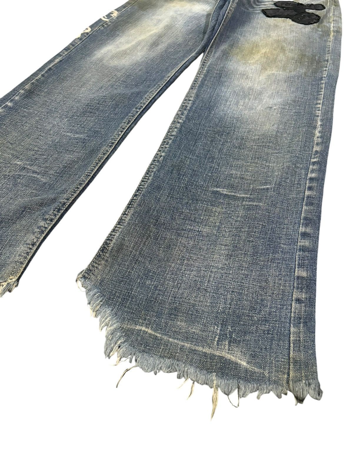 Seditionaries Vintage Japanese Brand Rusty Mud Wash Skull Punk Style Jeans Size US 30 / EU 46 - 11 Thumbnail