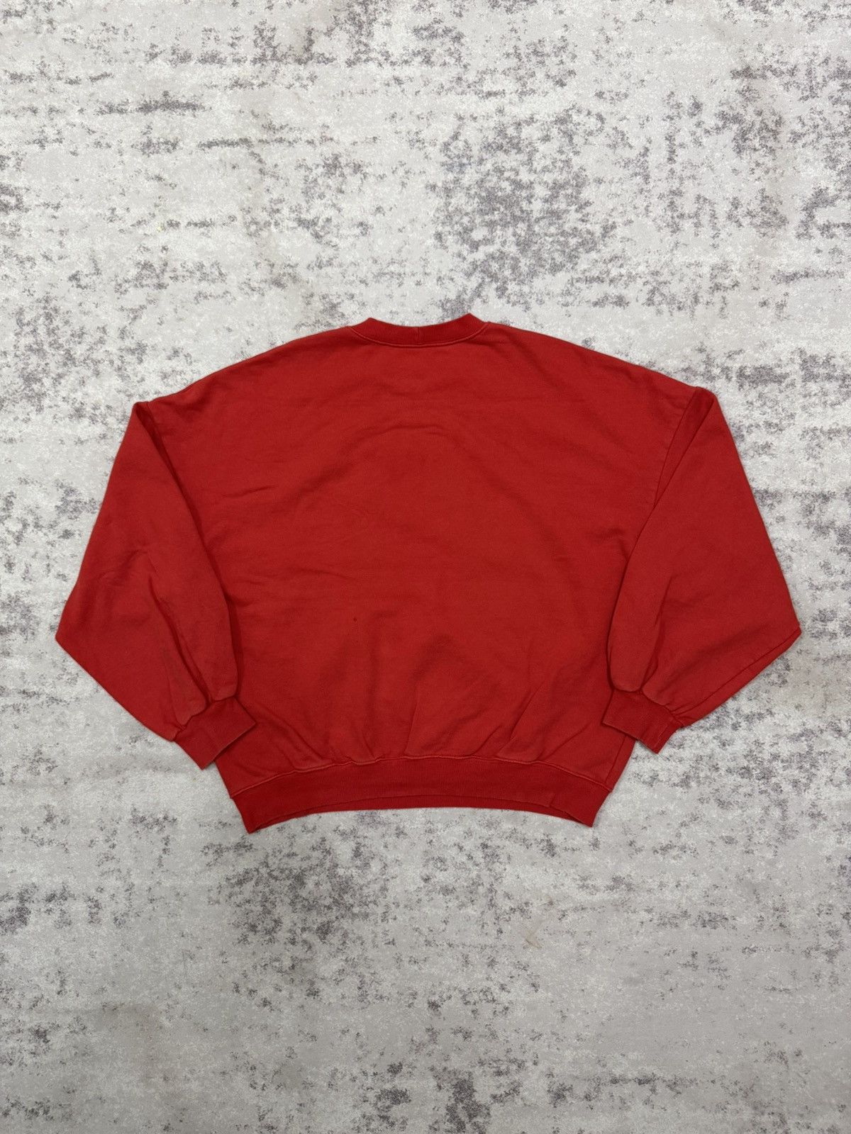 Nike Vintage Nike Swoosh Velvet Logo Baggy Sweatshirt Size US XL / EU 56 / 4 - 11 Thumbnail
