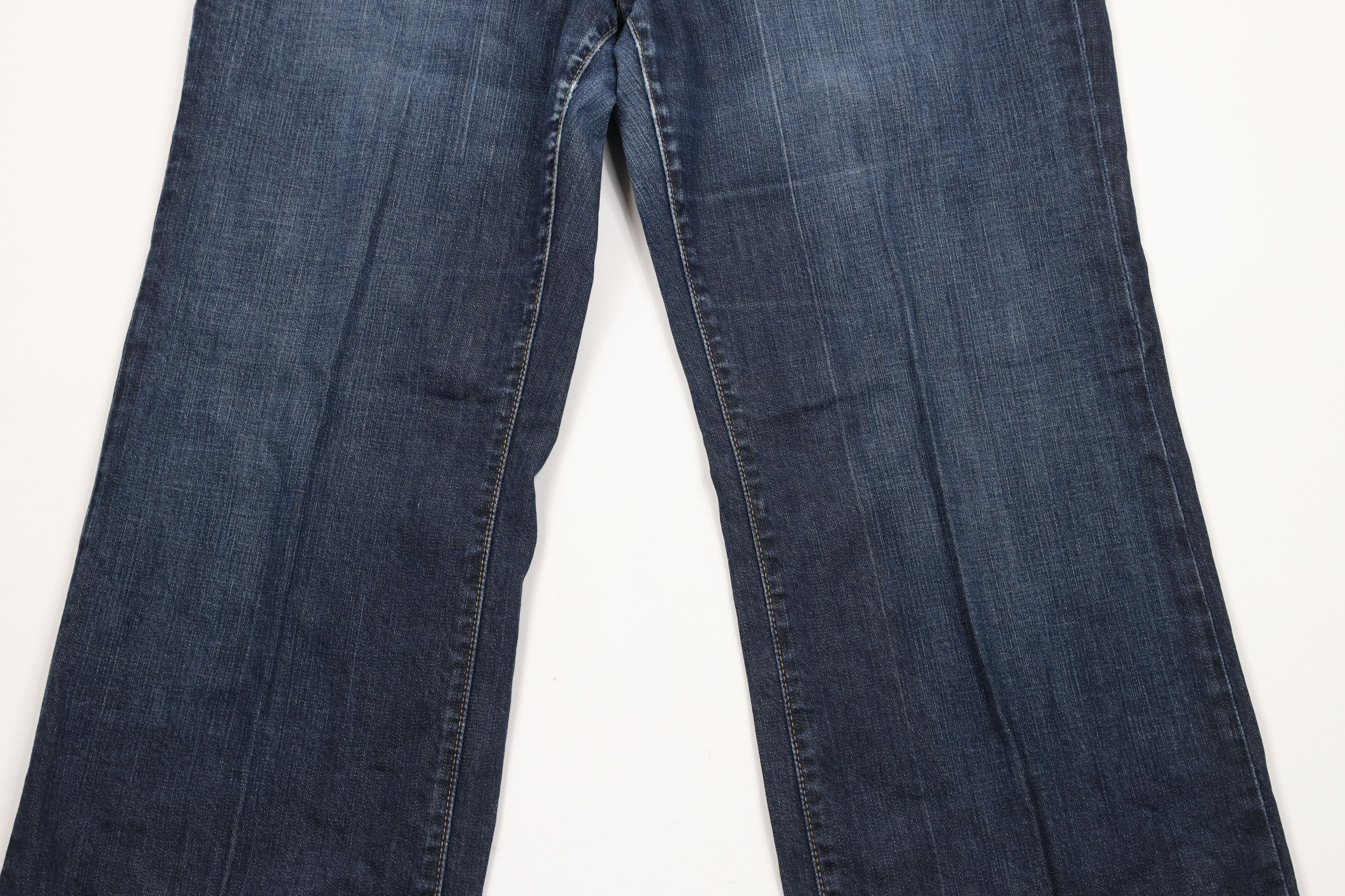 Gap × Vintage Vintage Y2K Gap Flared Wide Leg Denim Jeans Dark Indigo Size 36" / US 14 / IT 50 - 3 Thumbnail