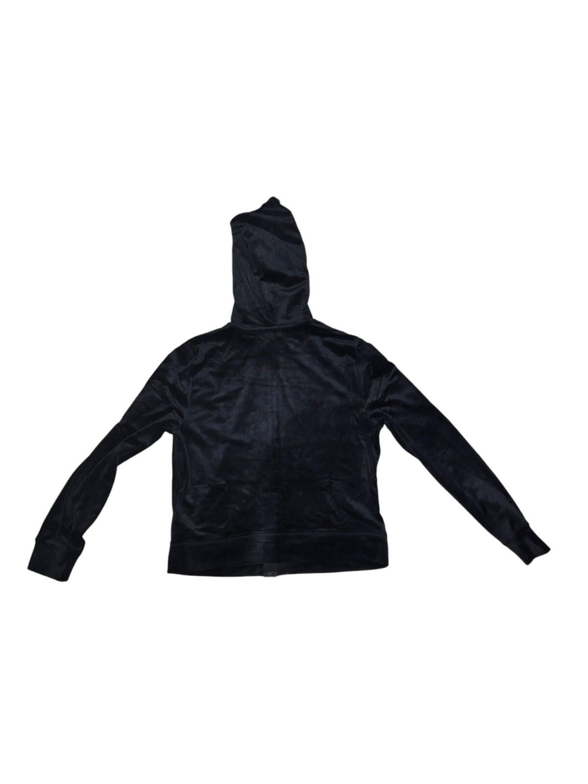 Juicy Couture Jeans Juicy Couture Black Velour Zip Up Hoodie Large Size L / US 10 / IT 46 - 2 Thumbnail