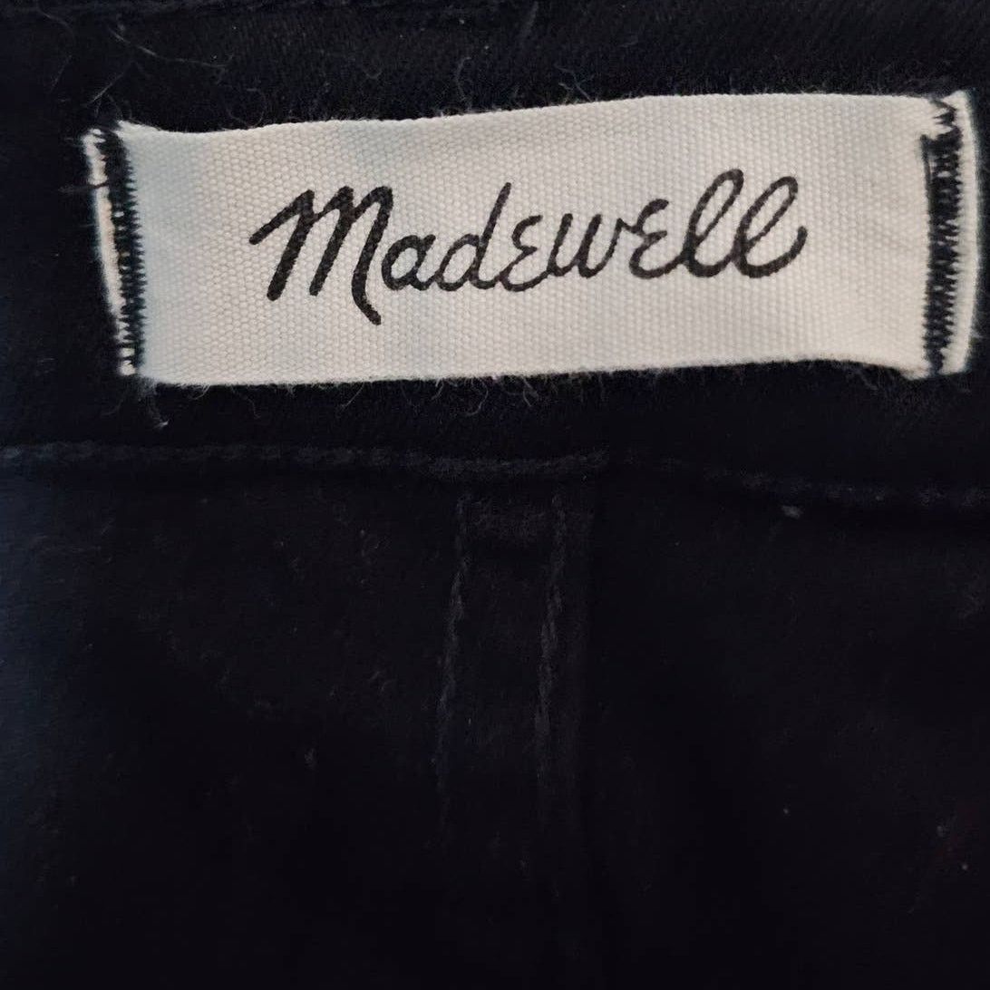 Madewell Madewell Mid-Rise Skinny Black Jeans Velvet Side Stripes 26 Size 26" / US 2 / IT 38 - 7 Thumbnail