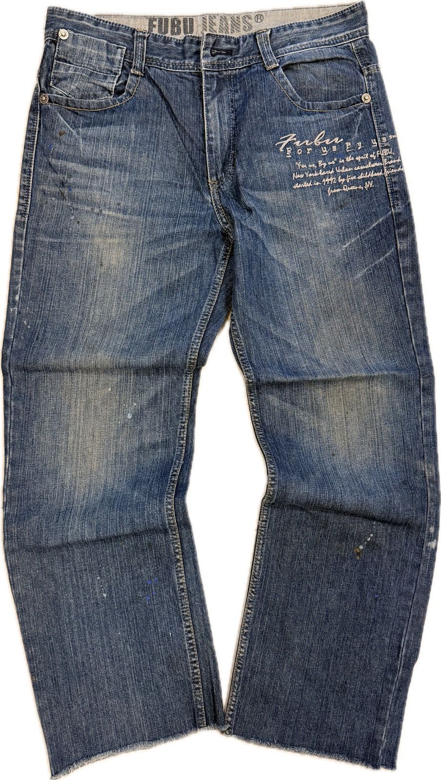 Fubu Fubu The Collection Denim Jeans Size US 32 / EU 48 - 1 Thumbnail