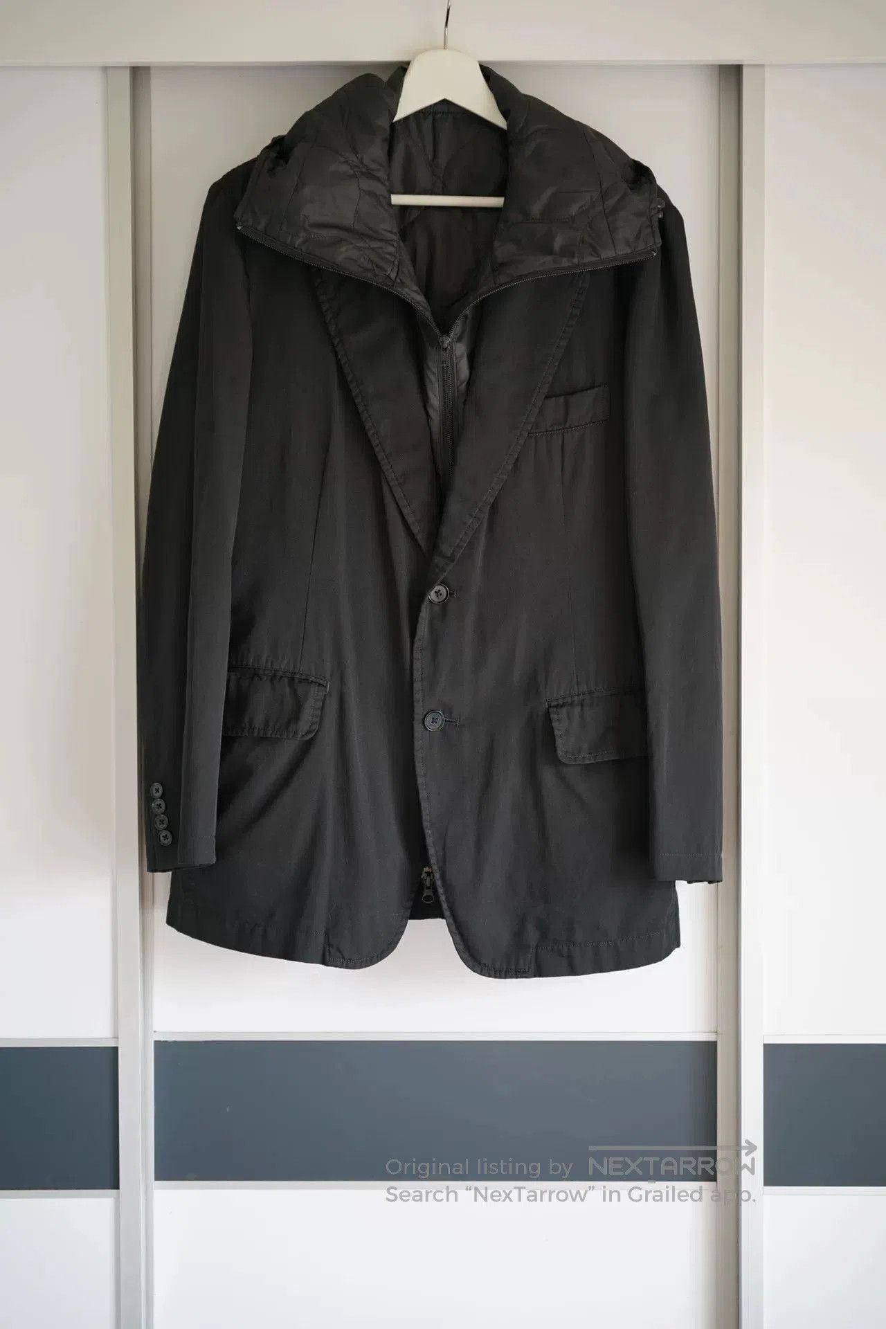 Yohji Yamamoto Yohji Yamamoto Dual Hooded Jacket. Size US M / EU 48-50 / 2 - 1 Thumbnail