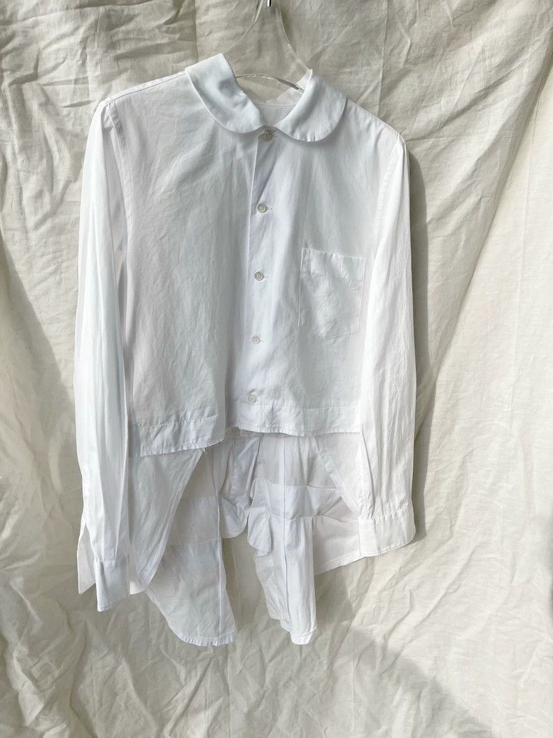 Comme des Garcons Comme Des Garcons Long Sleeve Shirt Gold Ingot Neck Top wi Size S / US 4 / IT 40 - 3 Thumbnail