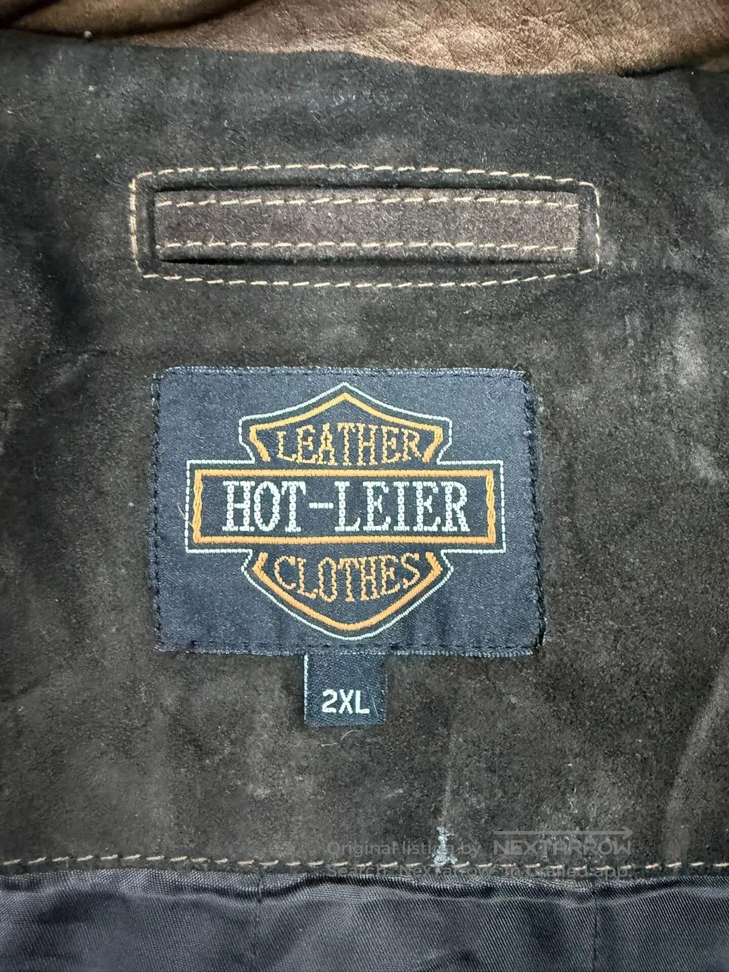 Other Heavyweight Leather Flight Jacket 2XL. Size US XXL / EU 58 / 5 - 4 Thumbnail