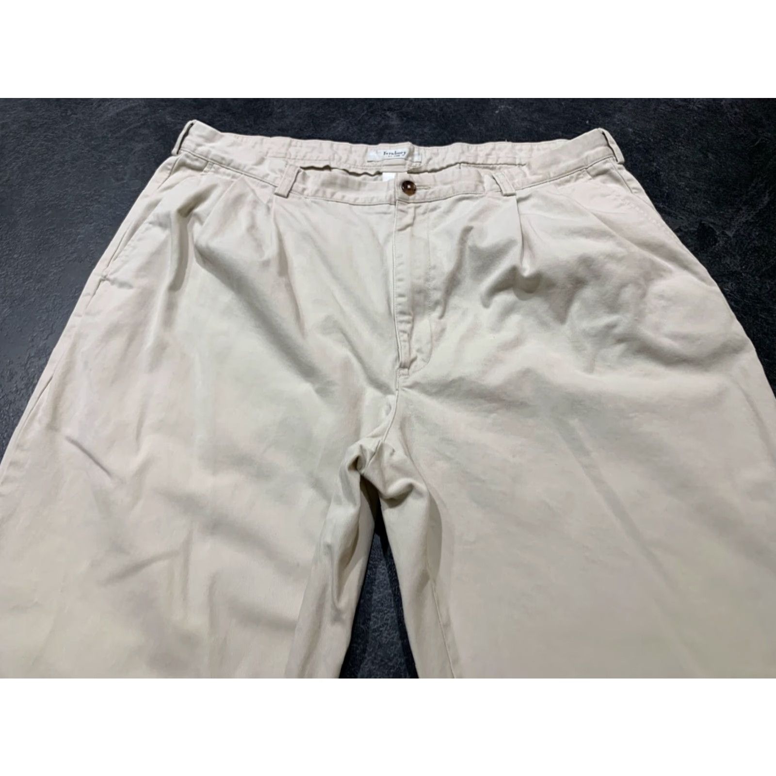 Vintage Turnbury Mens 38x29 Beige Chino Straight Leg Pants Size US 38 / EU 54 - 5 Thumbnail