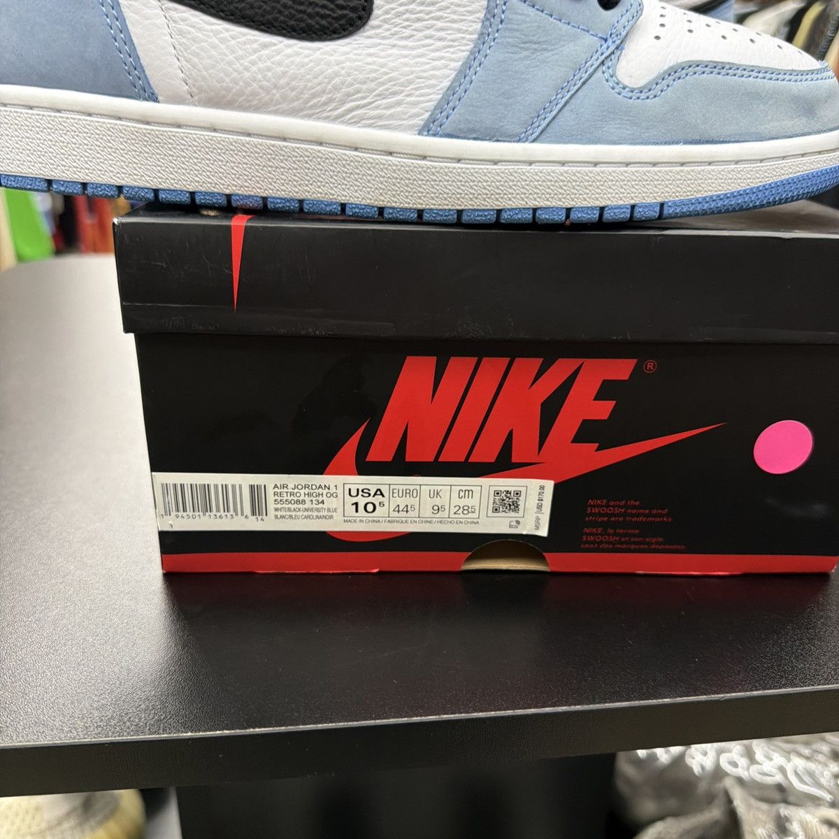 Jordan Brand Air Jordan 1 Retro High OG University Blue size 10.5 mens Size US 10.5 / EU 43-44 - 5 Thumbnail