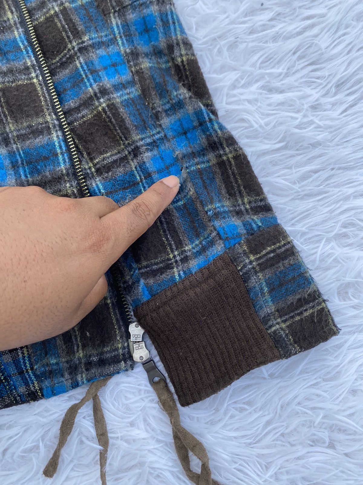 PPFM Rare Vintage PPFM Hooded Flannel Size US M / EU 48-50 / 2 - 18 Thumbnail