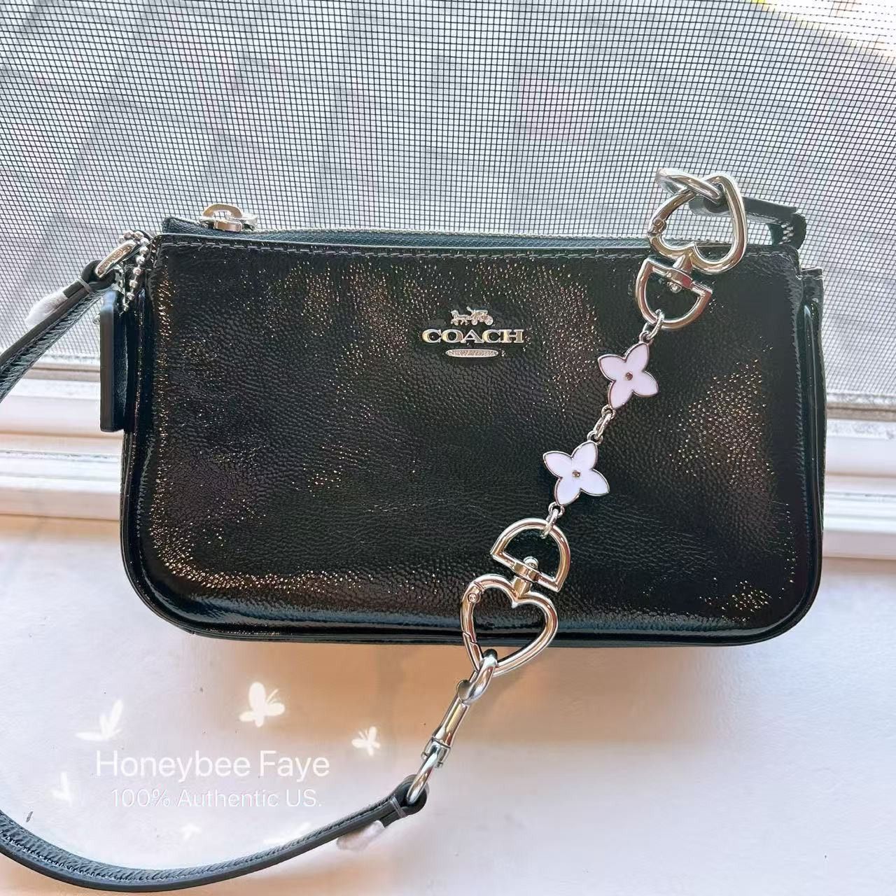 Coach Nolita 19 CW408 plus extended floral chain Size ONE SIZE - 2 Thumbnail