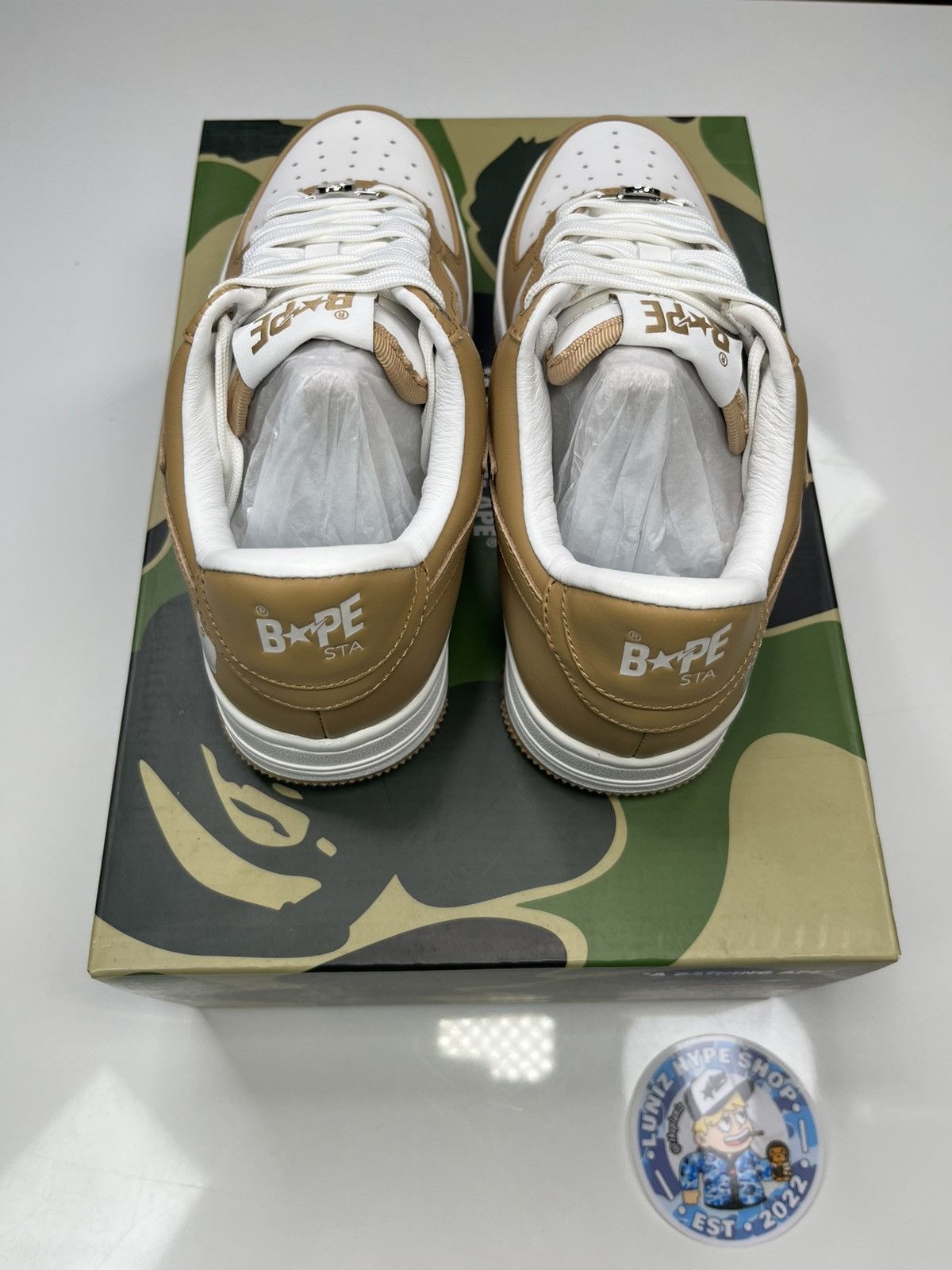 Bape BAPE STA #4 M1 ‘Beige’ Size US 5 / EU 37 - 5 Thumbnail