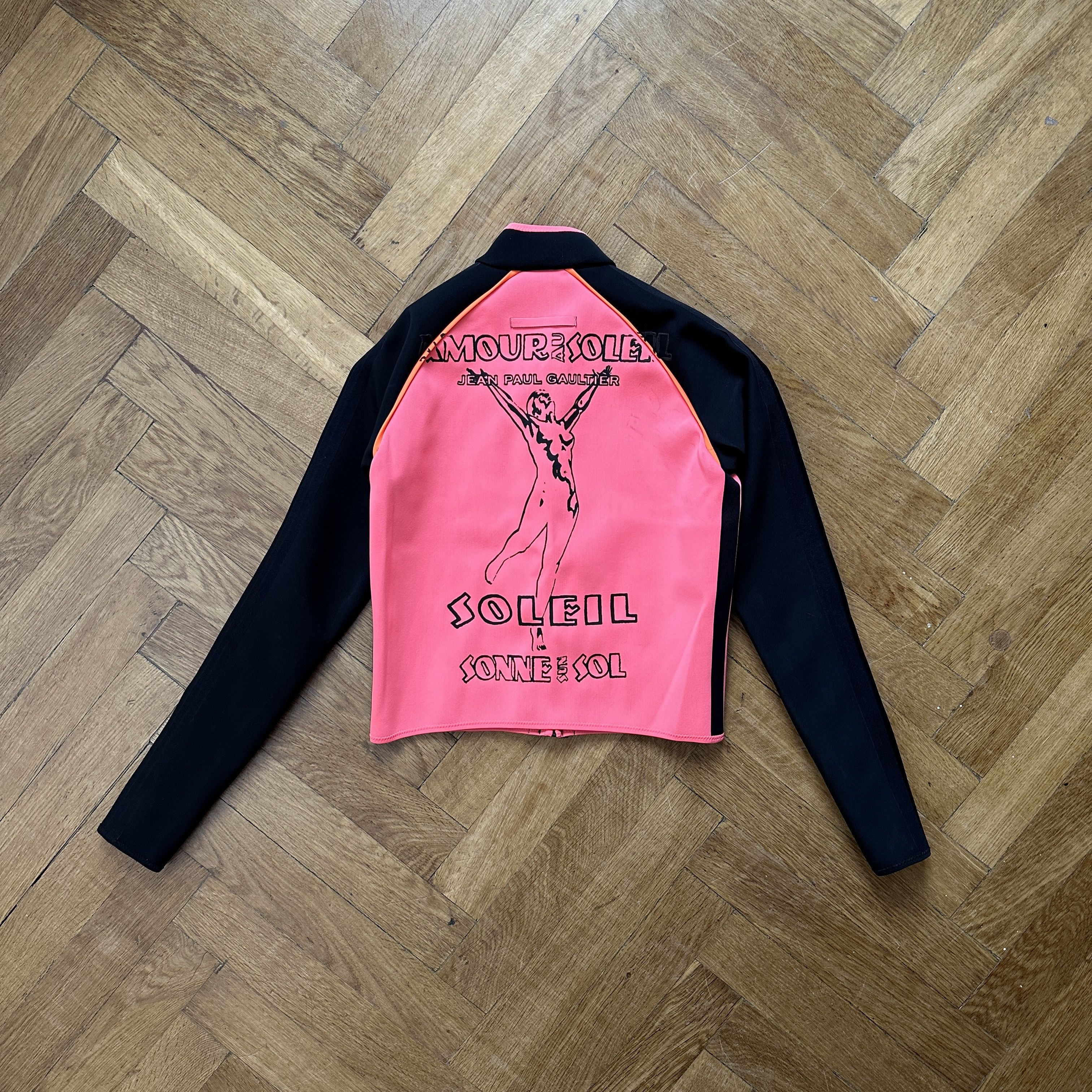 Jean Paul Gaultier 2002 Soleil Neoprene Jacket Brand New Size L / US 10 / IT 46 - 1 Thumbnail