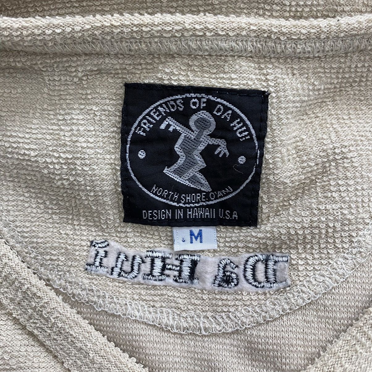 Other DA HUI HAWAII Surf Small Logo Beige V-neck Sweatshirt Size US M / EU 48-50 / 2 - 5 Thumbnail