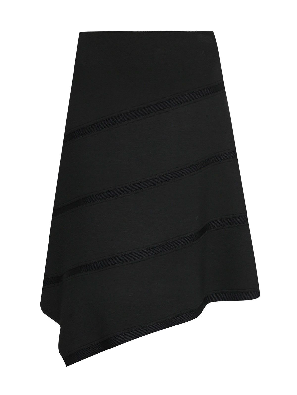 Jil Sander GRAILLL🔥Jil Sander Navy Asymmetrical Hem Skirt Size 24" / US 00 / IT 34 - 1 Thumbnail