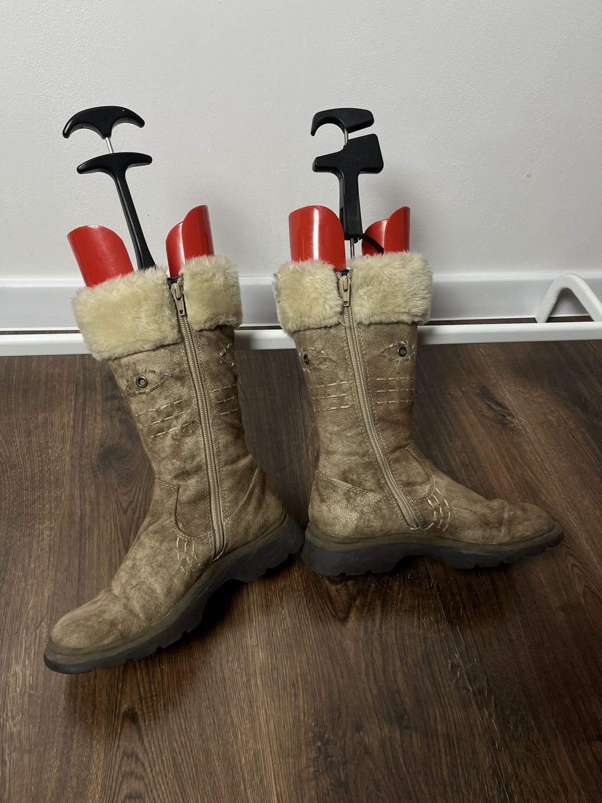 A.S.98 × If Six Was Nine Avante Garde Suede Fur Hi Women’s Boots Shoes 37 eu Size US 7 / IT 37 - 5 Thumbnail