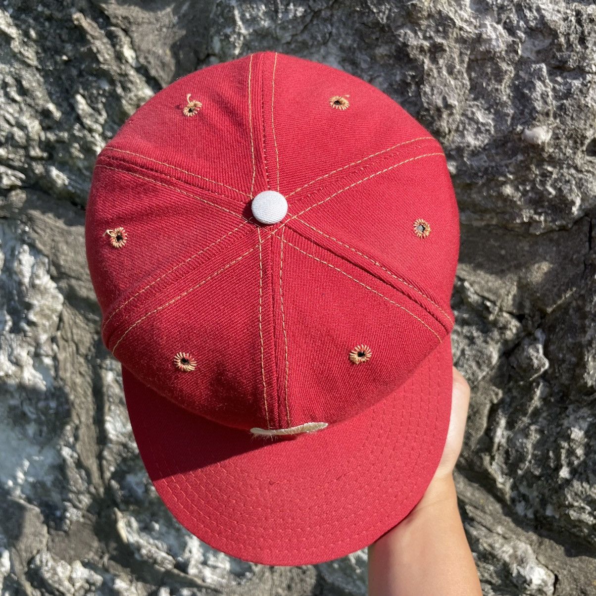 Wilson Vintage 70s Wilson Philadelphia Phillies Fitted Hat 7 1/8 Size ONE SIZE - 5 Thumbnail