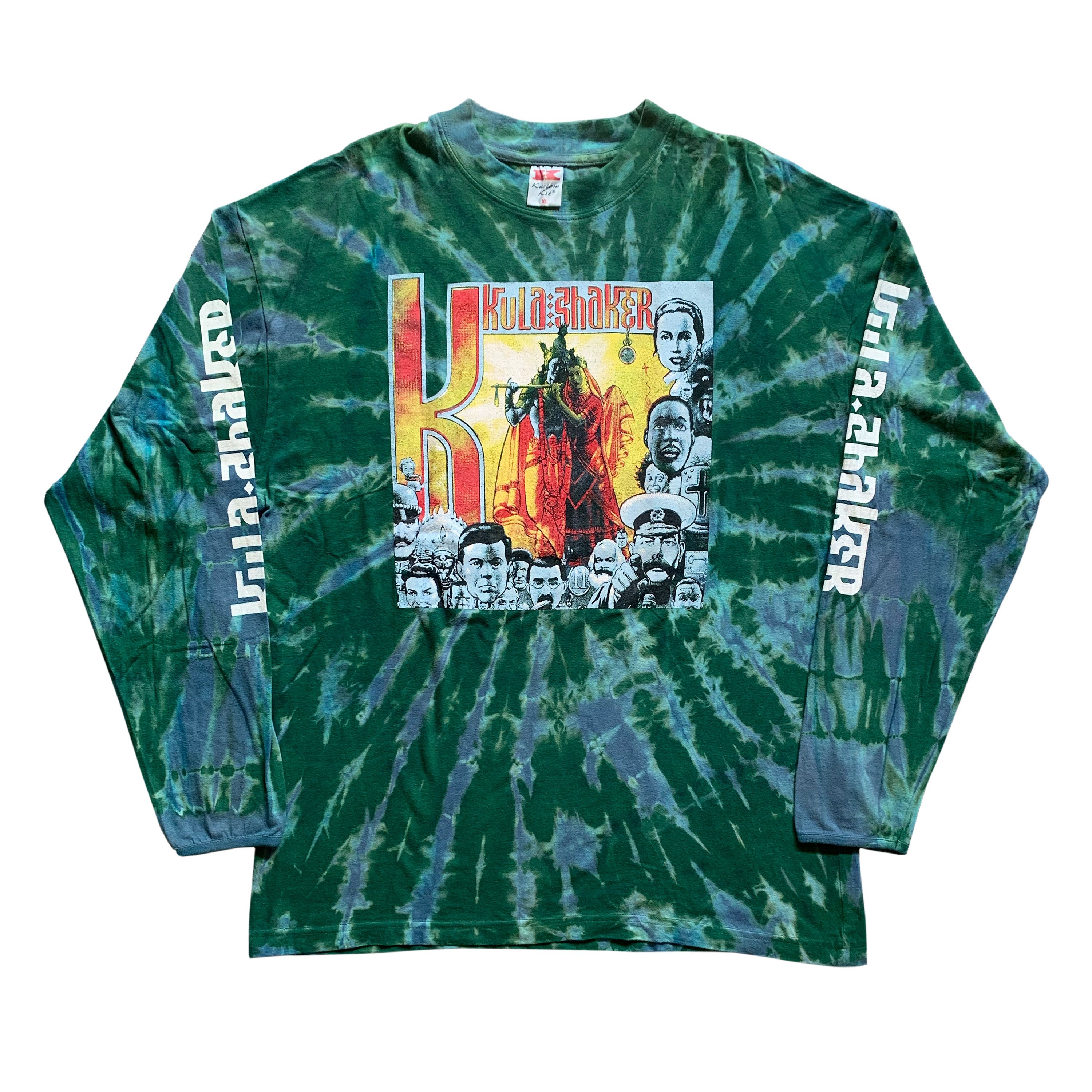 Vintage Vintage rare tie dye kula shaker long sleeve t shirt Size US XL / EU 56 / 4 - 1 Thumbnail