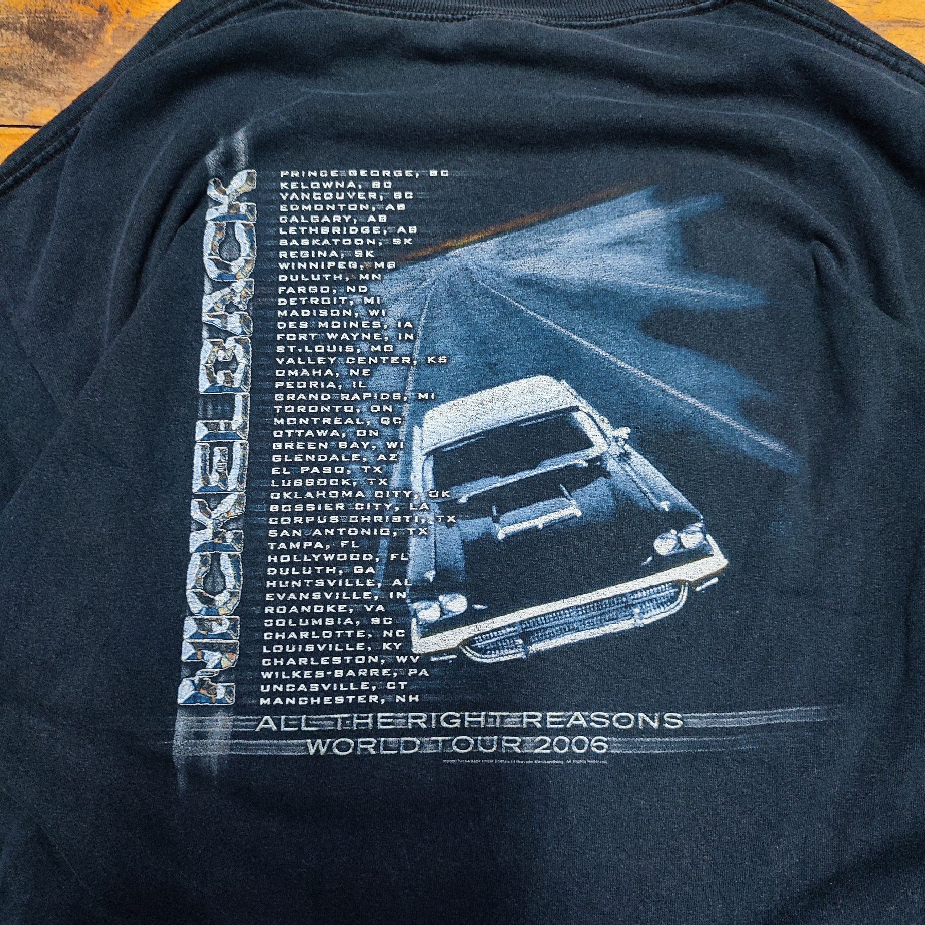 Band Tees × Vintage 2006 NICKELBACK TOUR TSHIRT Size US XL / EU 56 / 4 - 5 Thumbnail